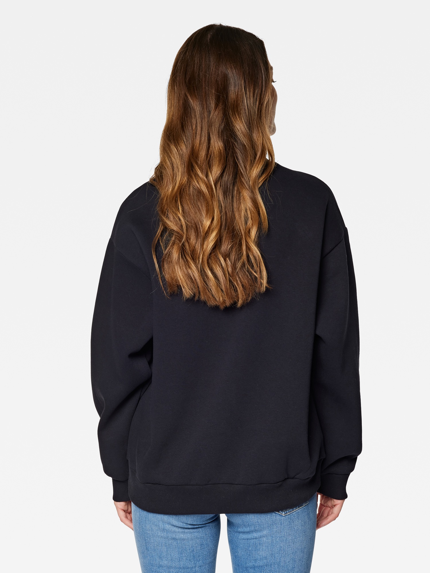 Mavi Rundhalspullover »MEOW HOLIDAYS SWEATER«, Sweatshirt mit Katzenmotiv