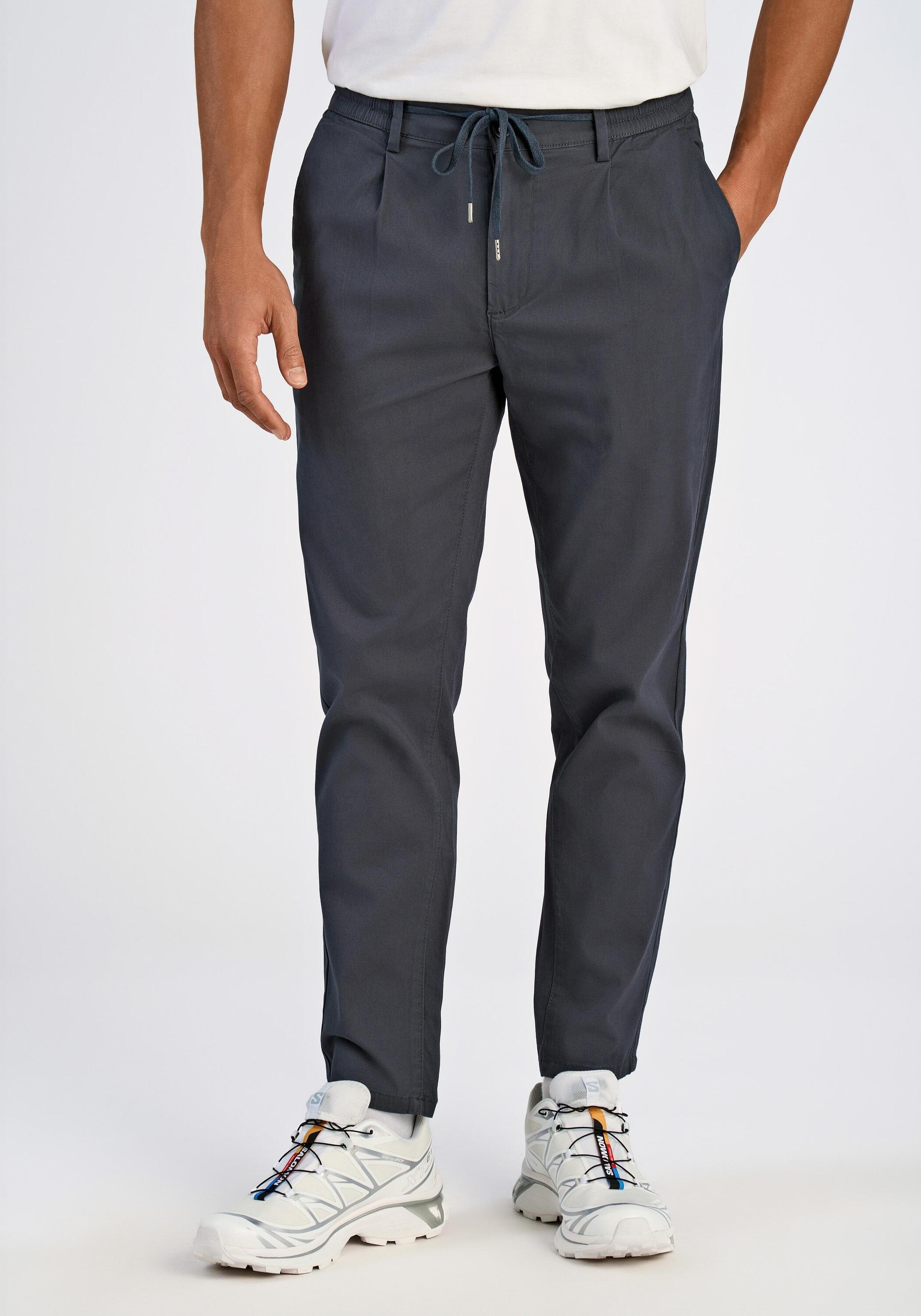 LINDBERGH Stoffhose "Freizeithose Carrot Fit, Cropped Length" günstig online kaufen