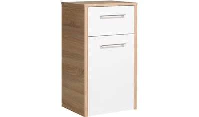 Unterschrank »Quickset 382 Badschrank, 1 Tür, 1 Schublade, Weiß Hochglanz«