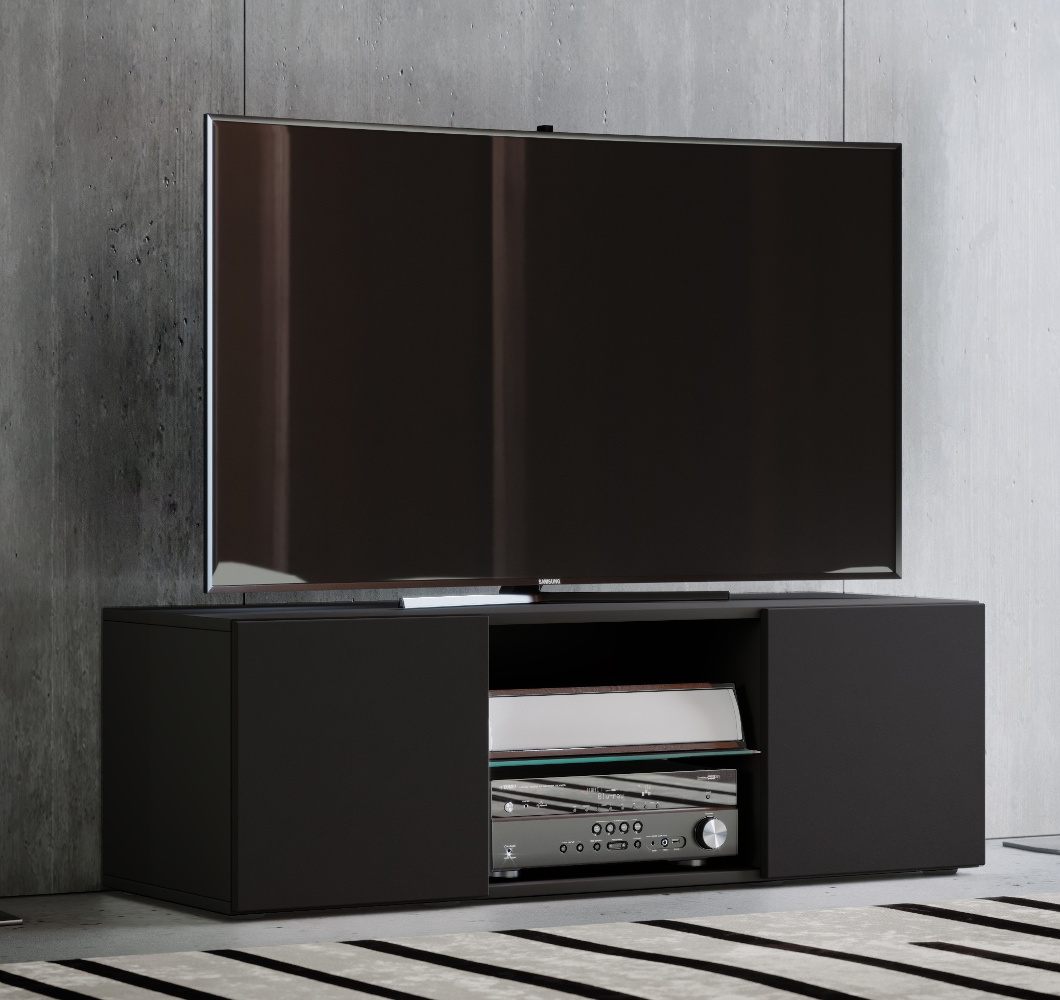 Thumbnail - VCM Wohnzimmertisch "Holz TV Lowboard Möbel Fernsehschrank Lowina" 1 Stk. tlg.