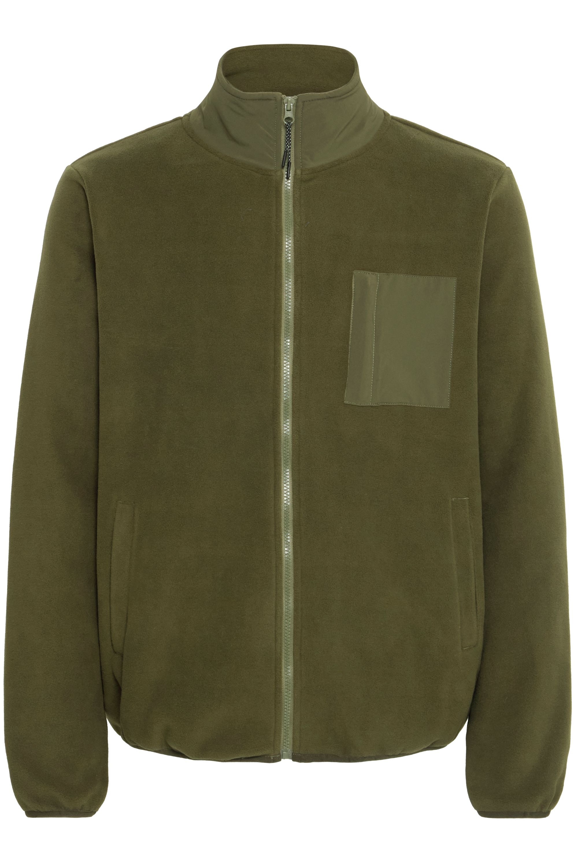 Blend Fellimitatjacke "BHBROOKS Sweatshirt zipp thru" ohne Kapuze Kuschelig günstig online kaufen