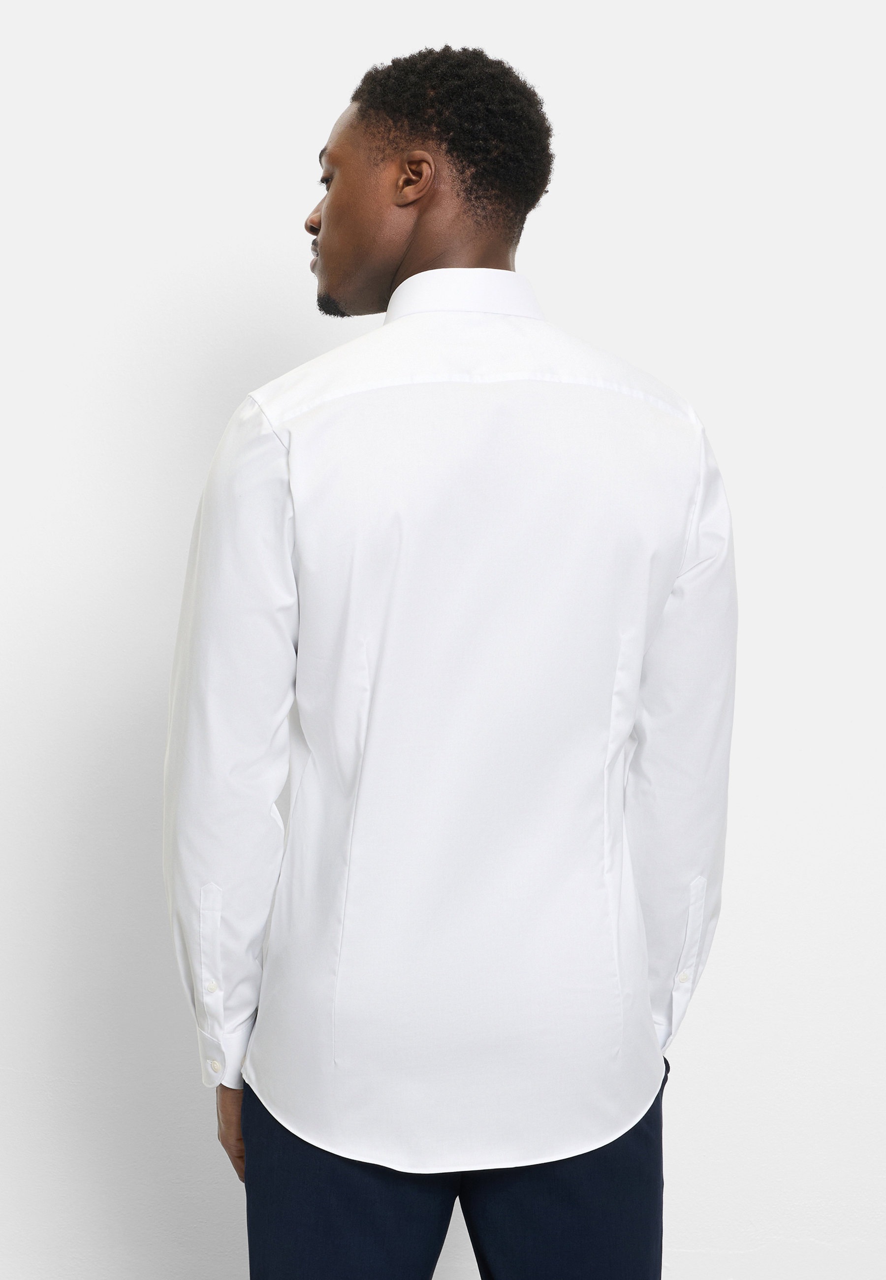 OLYMP Level Five Body Fit Royal Kent Men's Shirt White 39 3