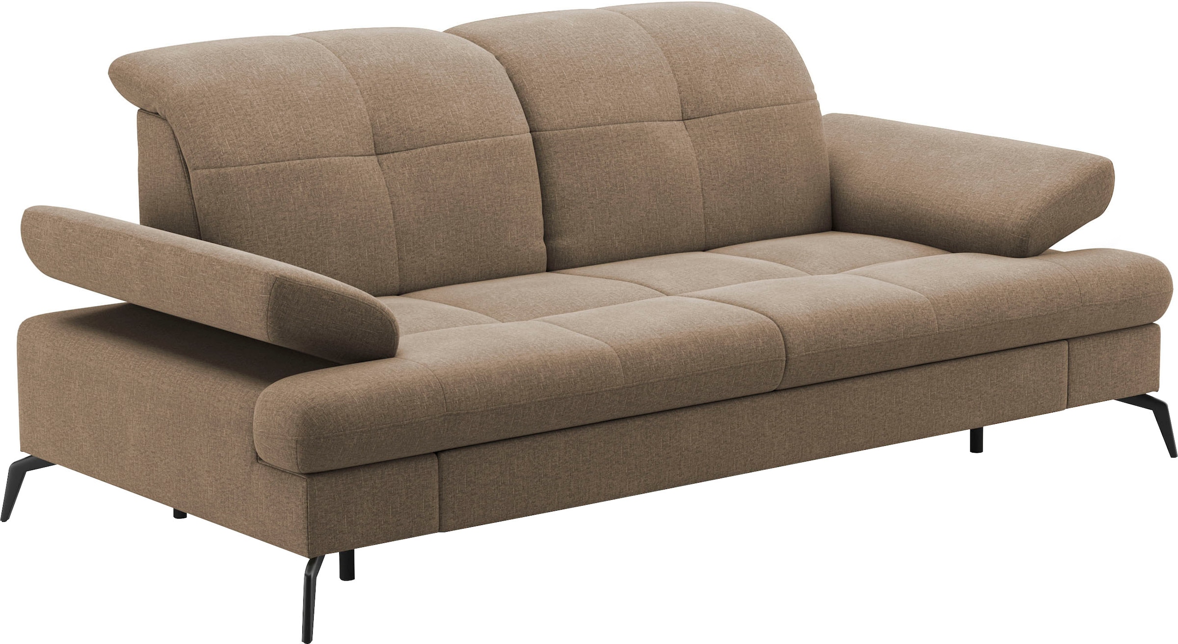 sit&more 2,5-Sitzer »Amica, inkl. Sitztiefenverstellung und Armteilverstellung«, wahlweise mit Kopfteilverstellung und Bettfunktion