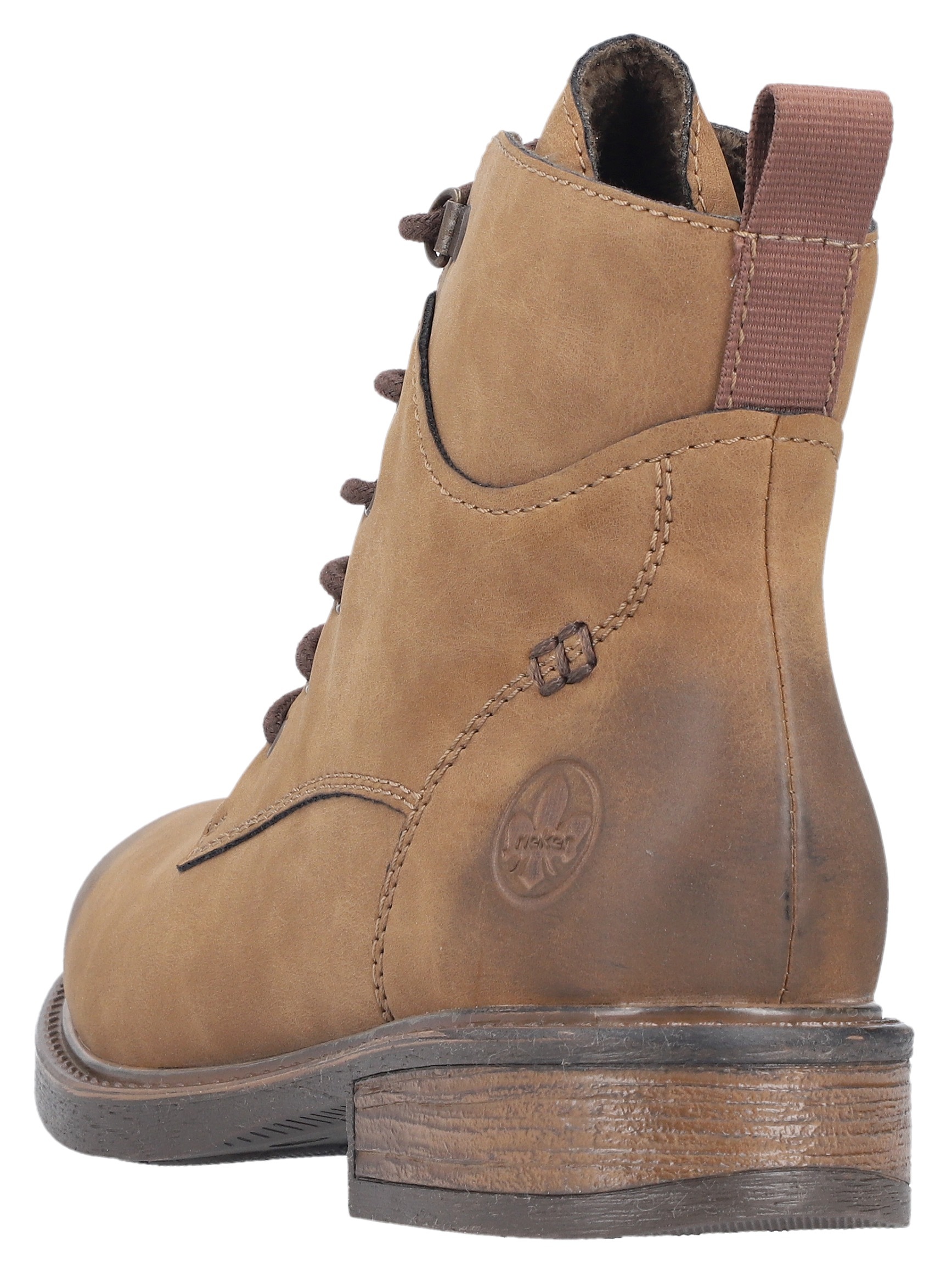 Rieker Schnürstiefelette, Schnürboots, Casual-Boots in aktueller Used-Optik