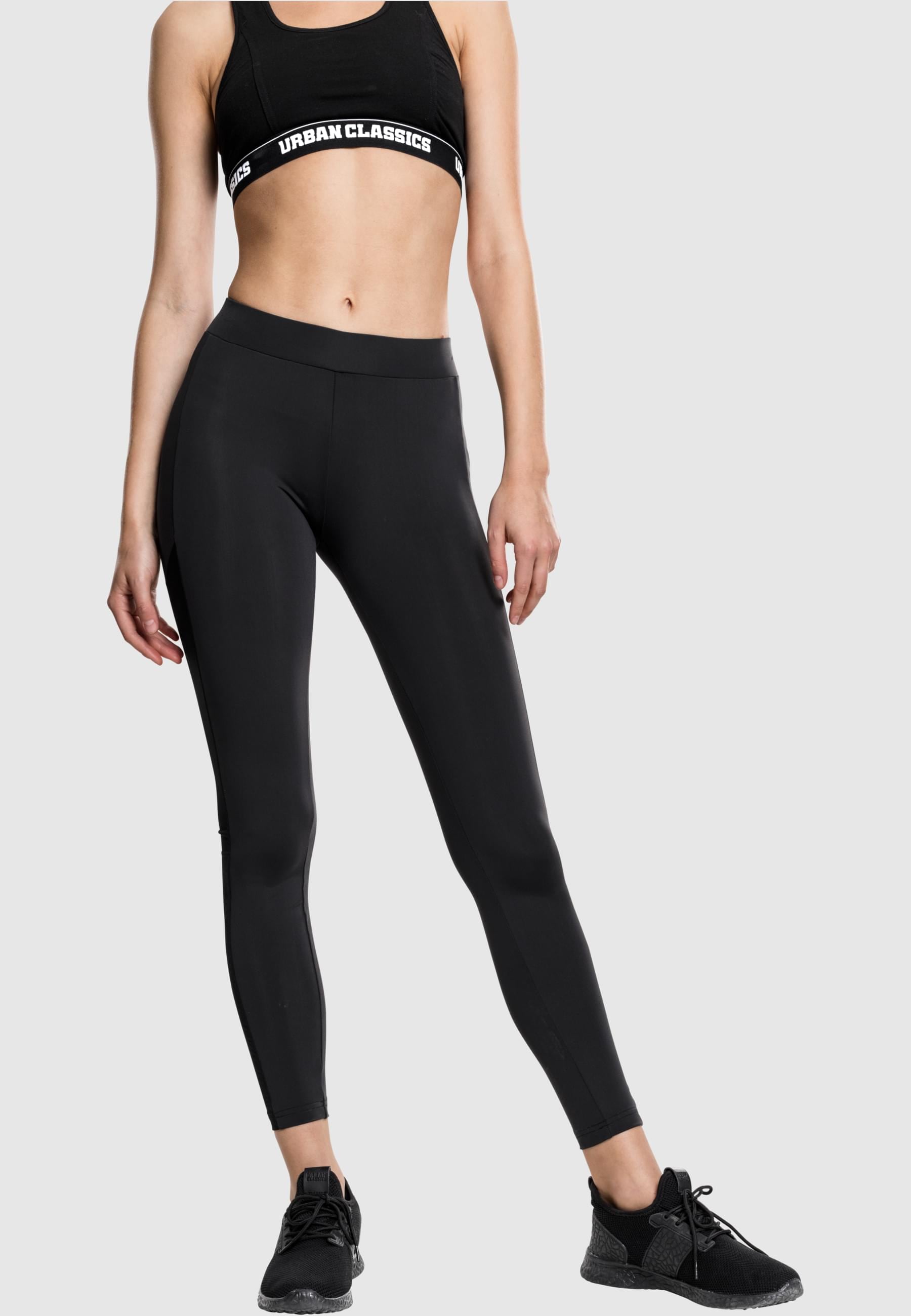 URBAN CLASSICS Leggings »Urban Classics Damen Ladies Tech Mesh Stripe Leggings«, (1 tlg.)