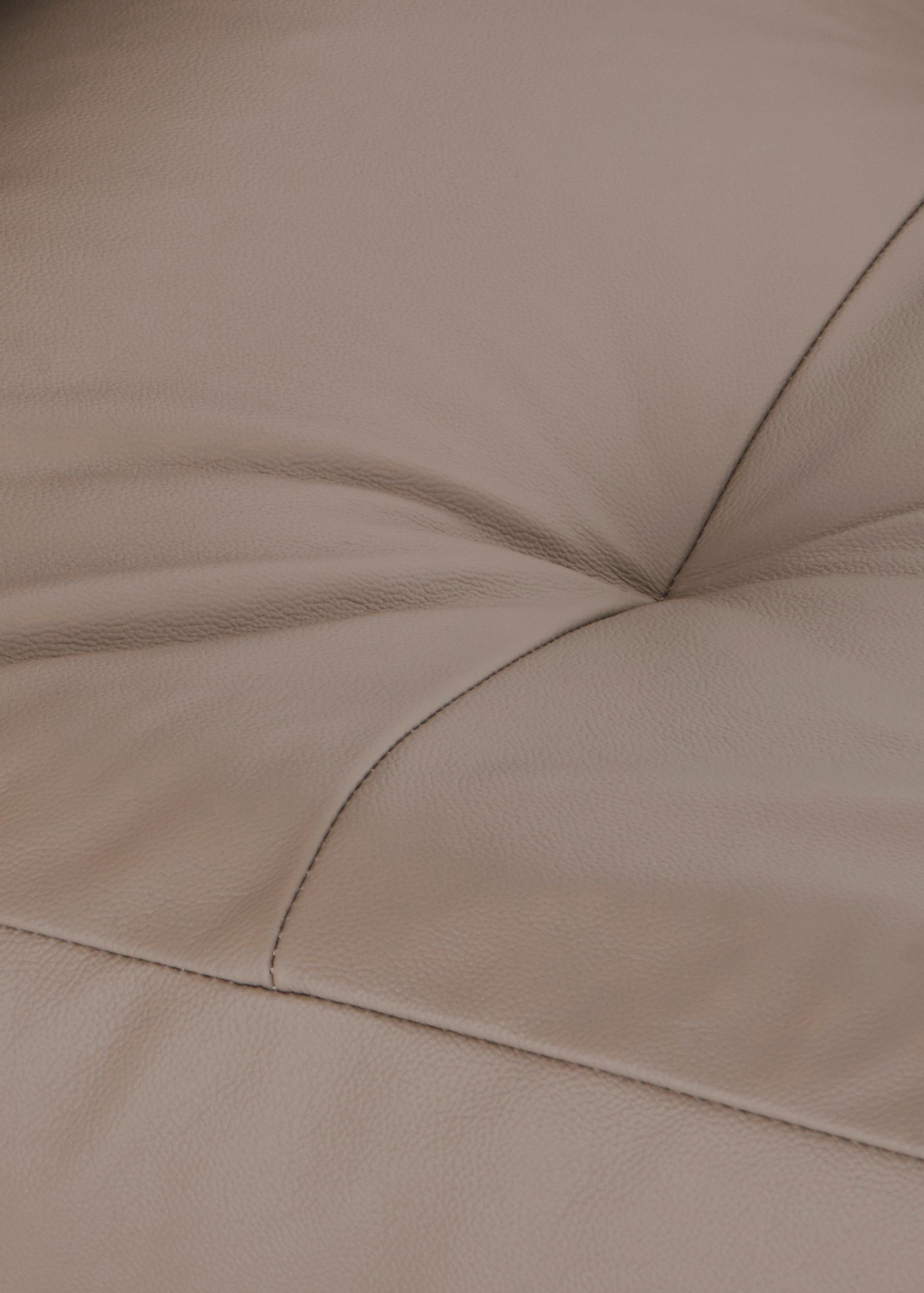 W.SCHILLIG Chaiselongue »softy«, mit dekorativer Heftung im Sitz, Füße schwarz pulverbeschichtet