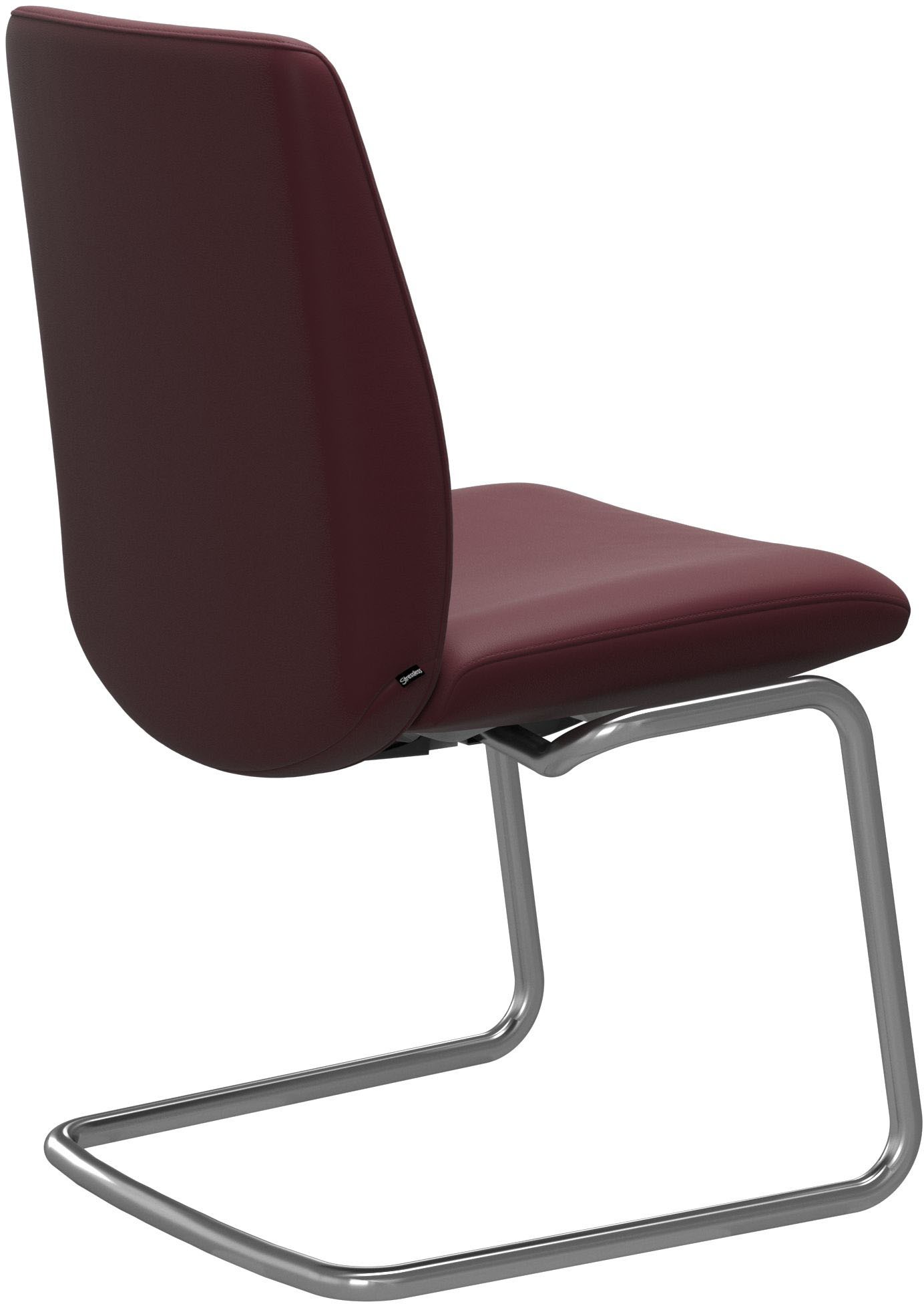 Stressless® Polsterstuhl »Laurel«, Leder BATICK, Low Back, Größe L, mit Beinen aus Stahl in Schwarz matt