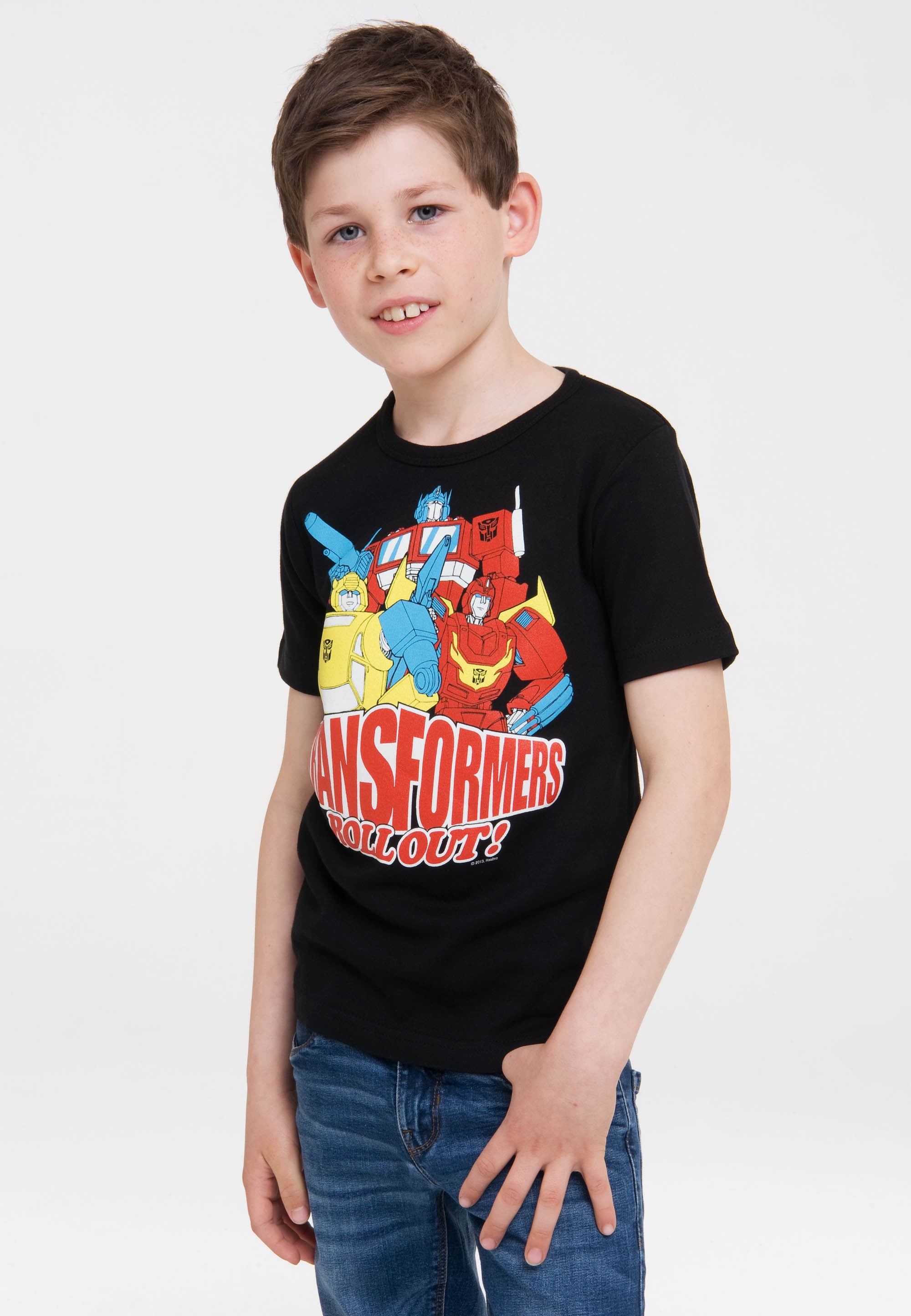 LOGOSHIRT T-Shirt »Transformers«, mit coolem Frontdruck