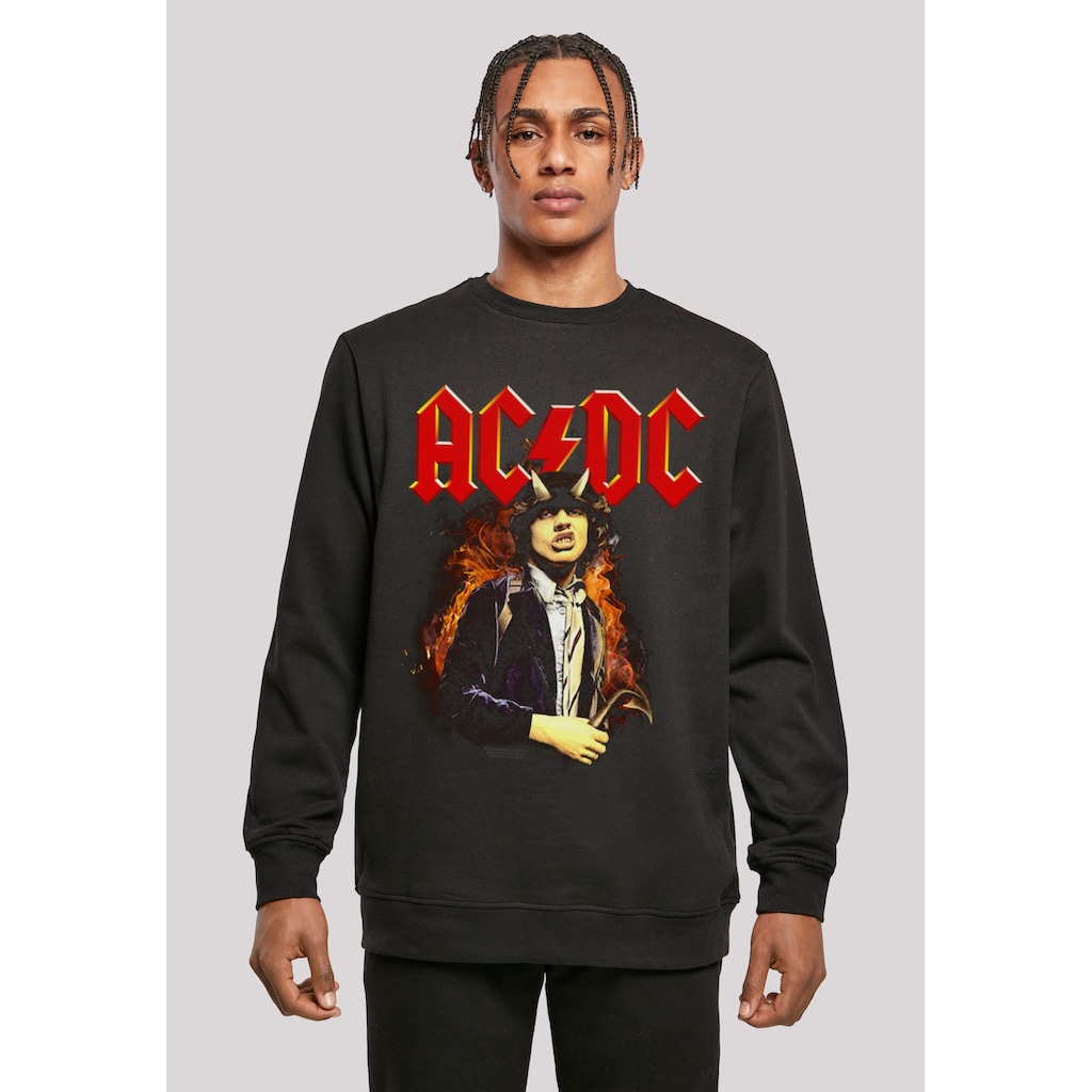 F4NT4STIC Sweatshirt »ACDC Rock Musik Band Angus Highway To Hell«