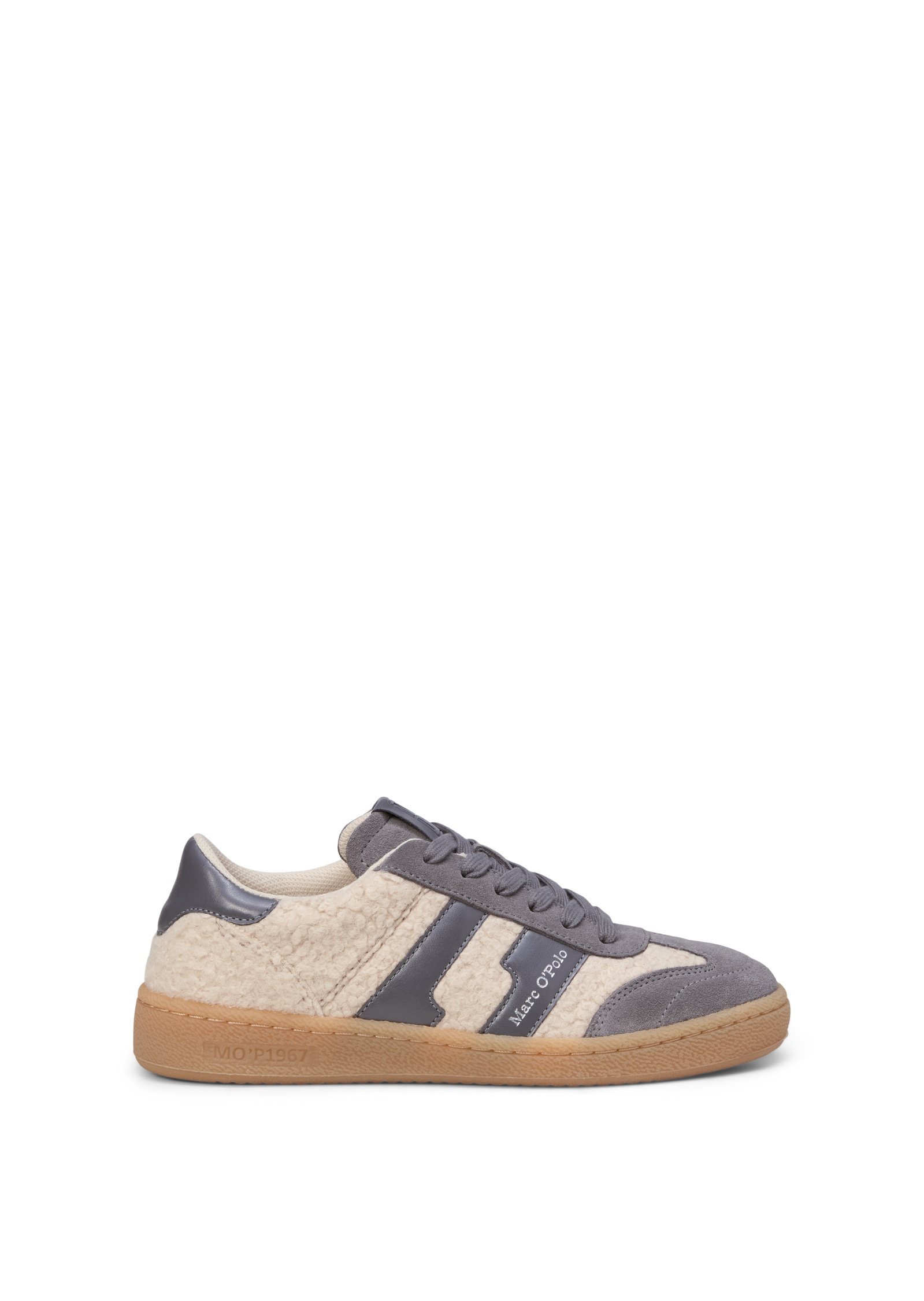 Marc O'Polo Sneaker »aus Leder und Teddyfell«