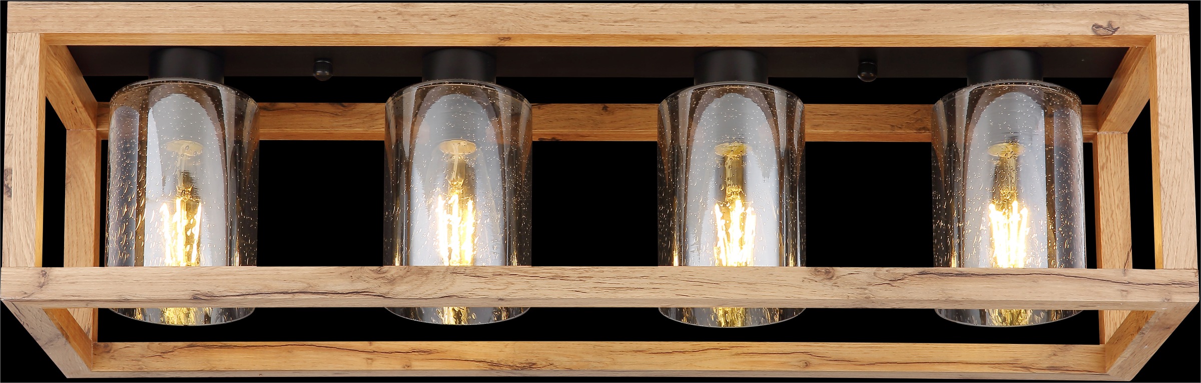 GLOBO LIGHTING Deckenleuchte »PETTEY«, Leuchtmittel E27 | ohne Leuchtmittel, Deckenlampe/Glas rauchfarben/Essbereich/Wohnzimmer