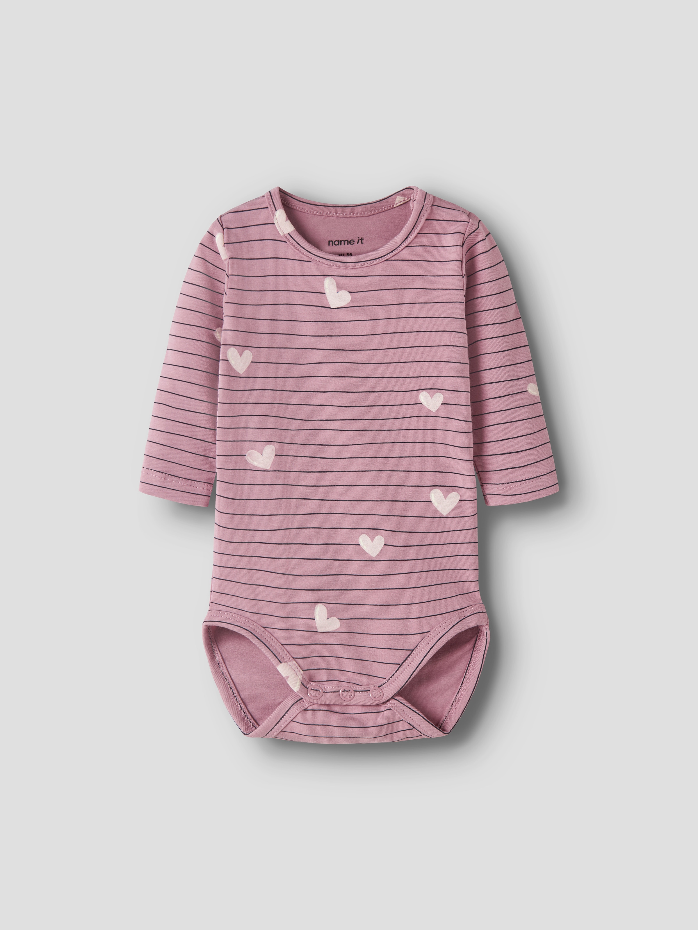 Name It Langarmbody »NBFVANDORA 2P LS BODY BOX« Packung, 2 Baumwollmischung, Allover bedruckt