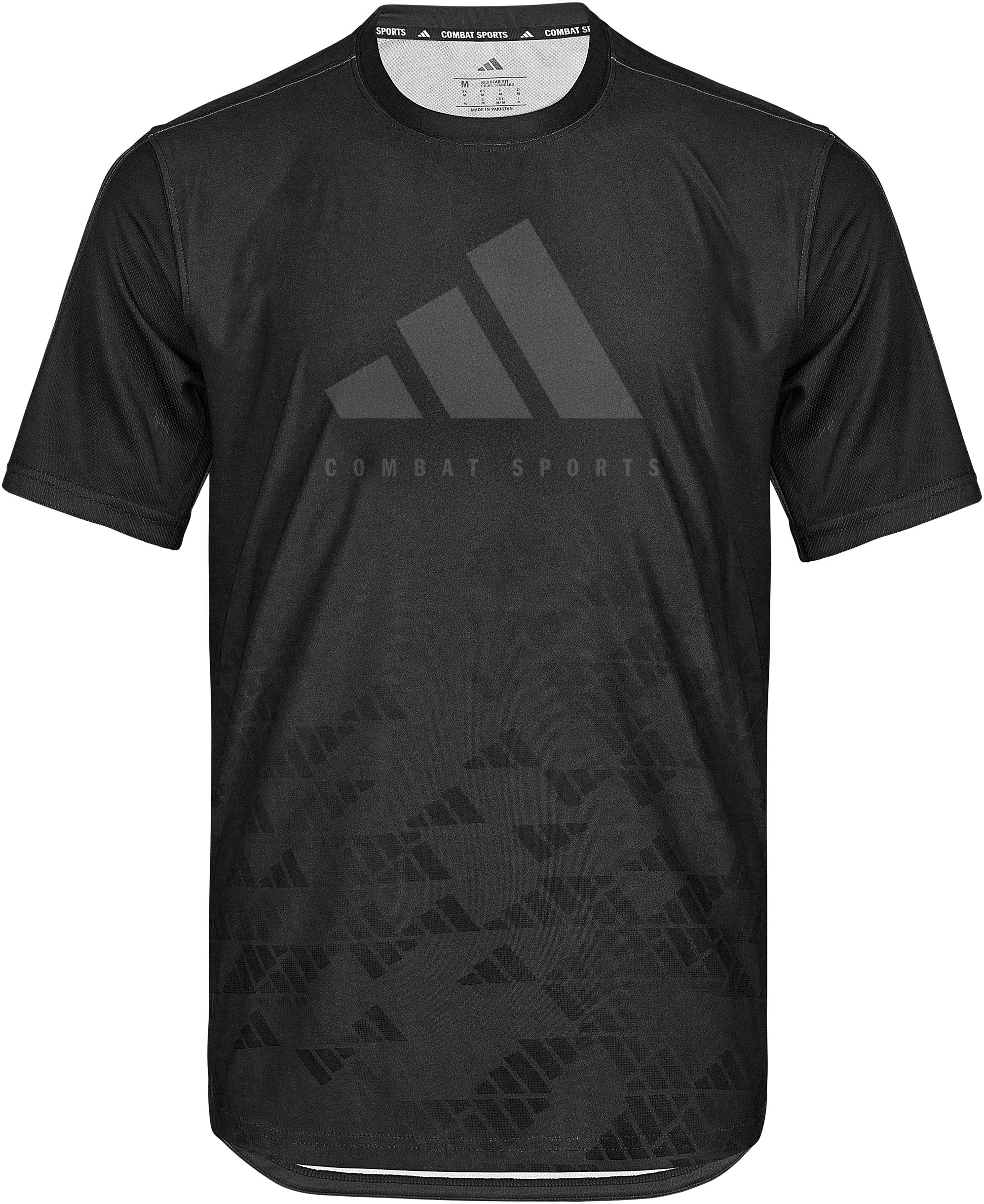 adidas Performance Trainingsshirt "adidas Tech Line Men´s T-Shirt COMBAT SPORTS" mit Rundhalsausschnitt, kurze Ärmel, atmungsaktiv, leichtes Gewicht