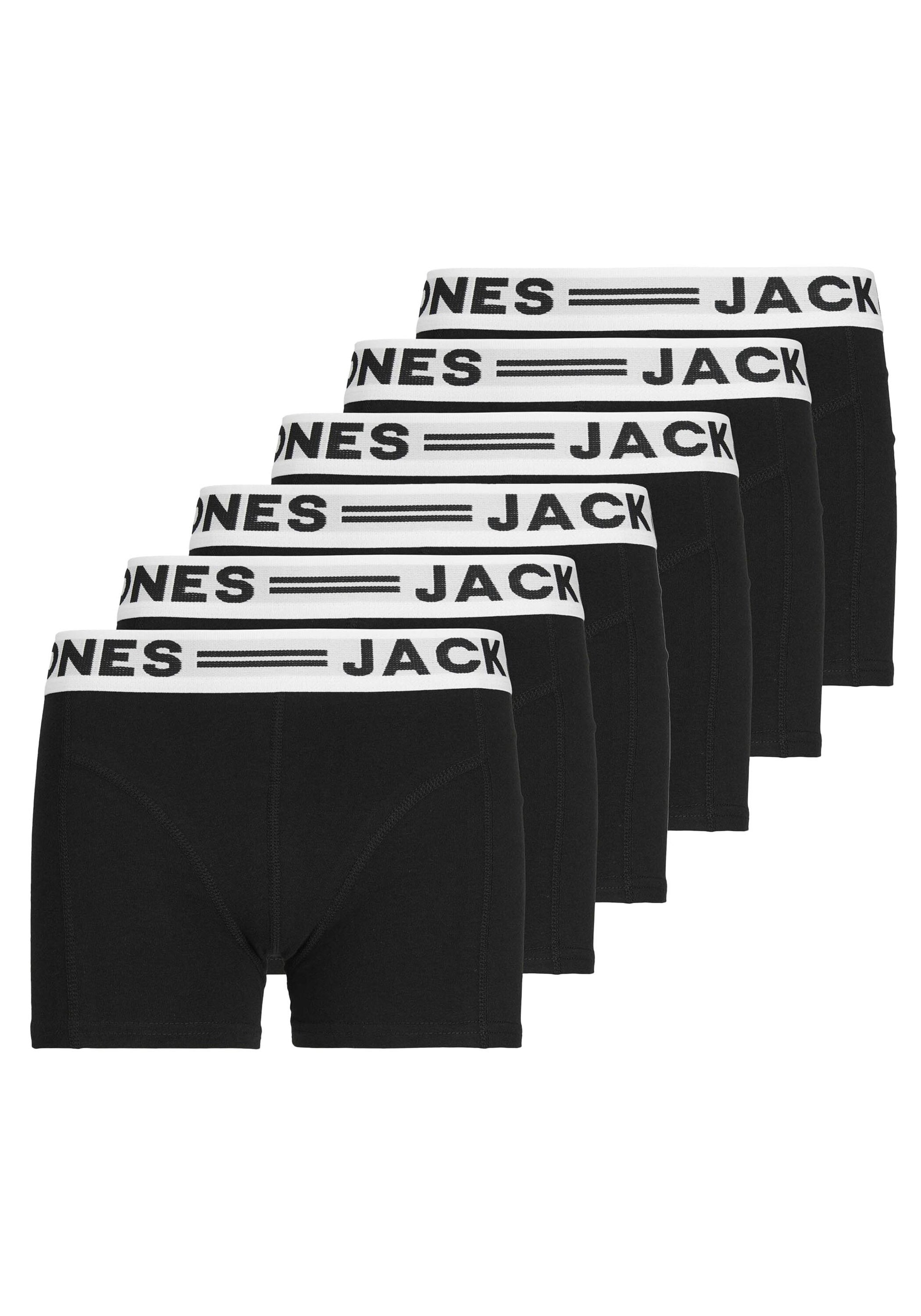 Jack & Jones Boxershorts "Boxershort SENSE TRUNKS 6 PACK JNR NOOS 6er Pack"