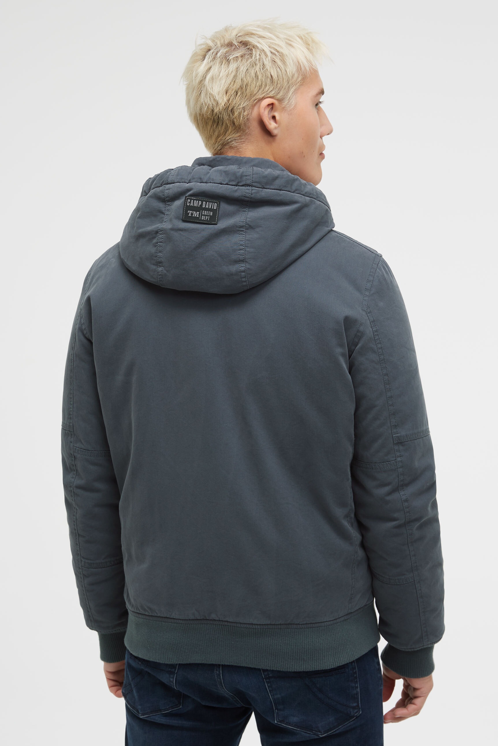 CAMP DAVID Winterjacke mit Kapuze mit Stehkragen & Kapuze