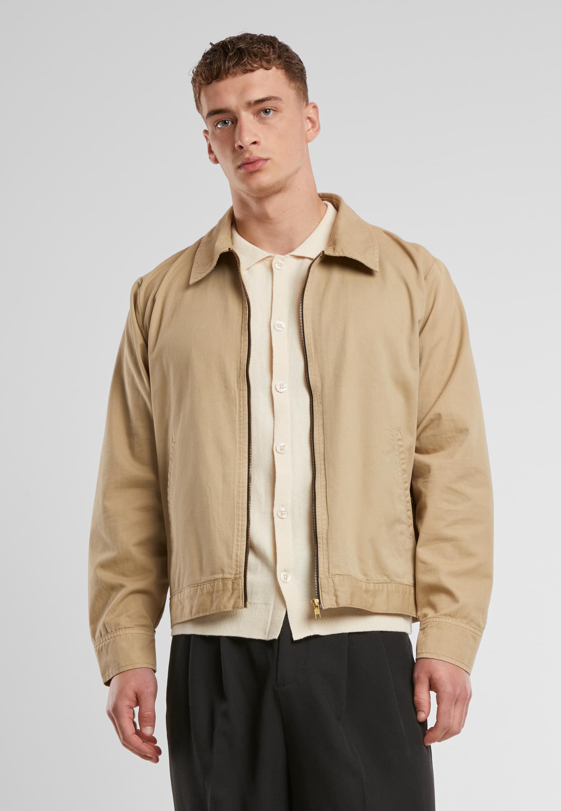 URBAN CLASSICS Allwetterjacke »Urban Classics Herren Workwear Jacket«, (1 St.), ohne Kapuze, Plus Size