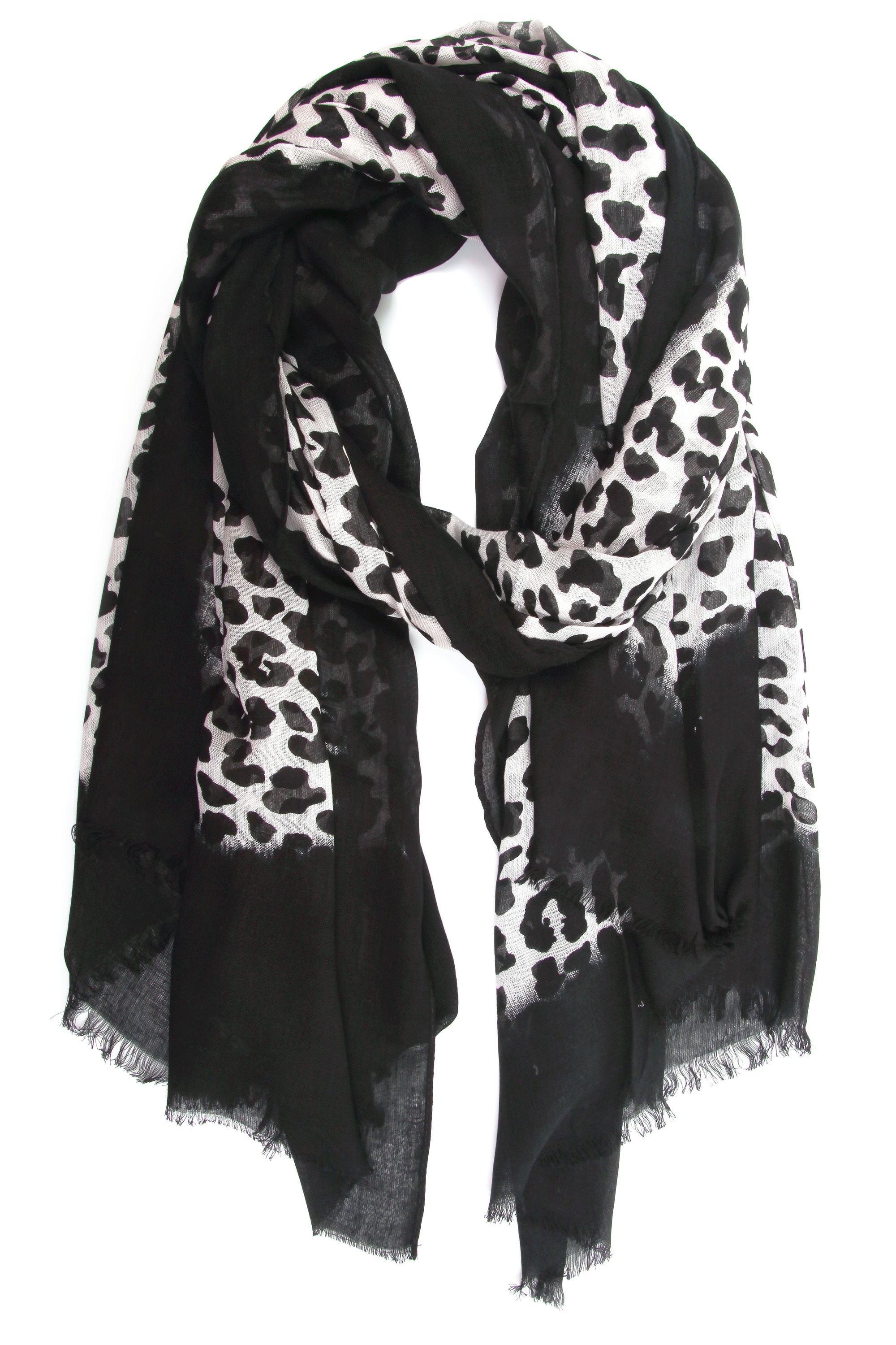 COLLEZIONE ALESSANDRO Modeschal "Lina", 1 Stk. mit Leopardenmuster und schw günstig online kaufen