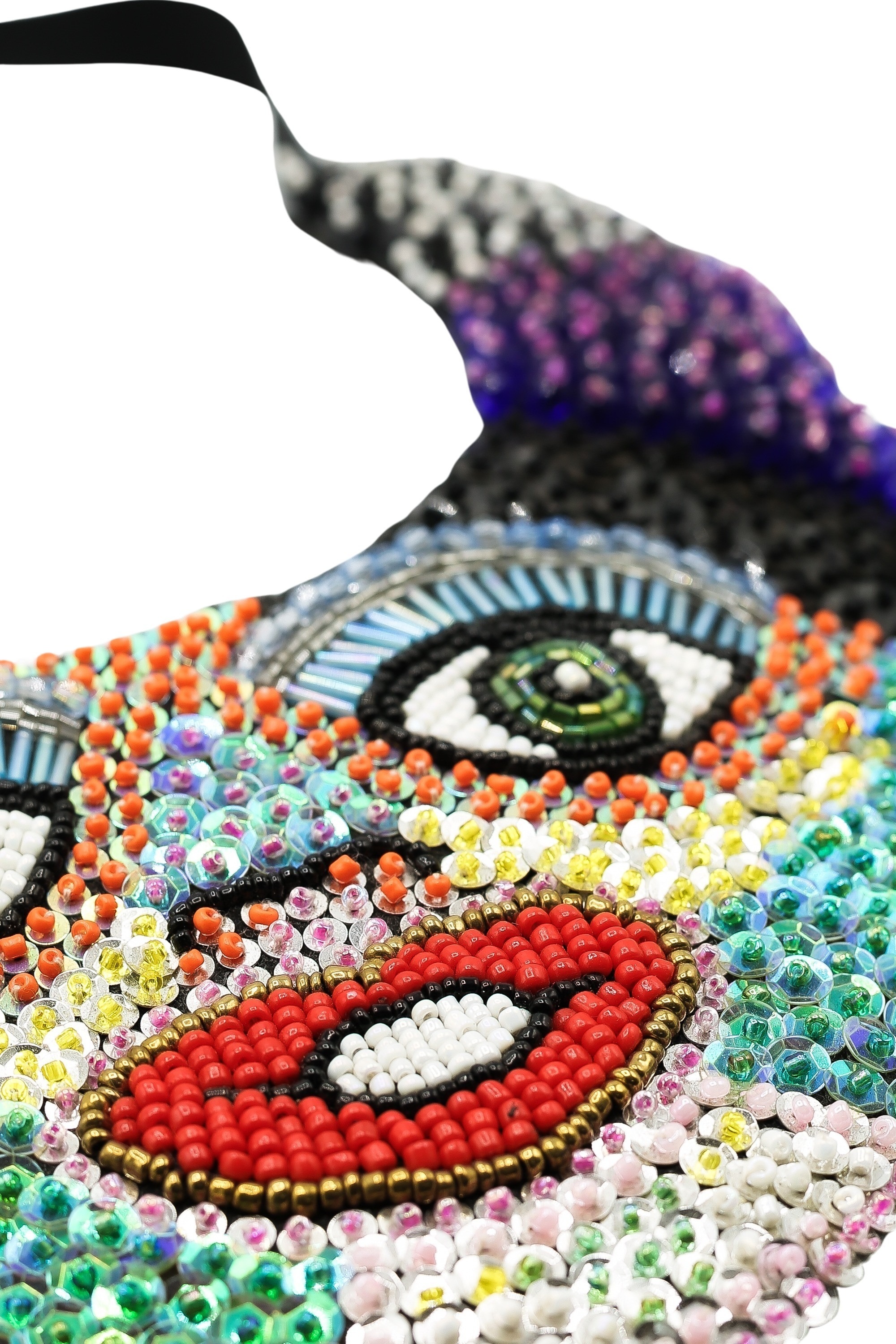 COLLEZIONE ALESSANDRO Kette mit Anhänger »Face«, mit echten Glasperlen