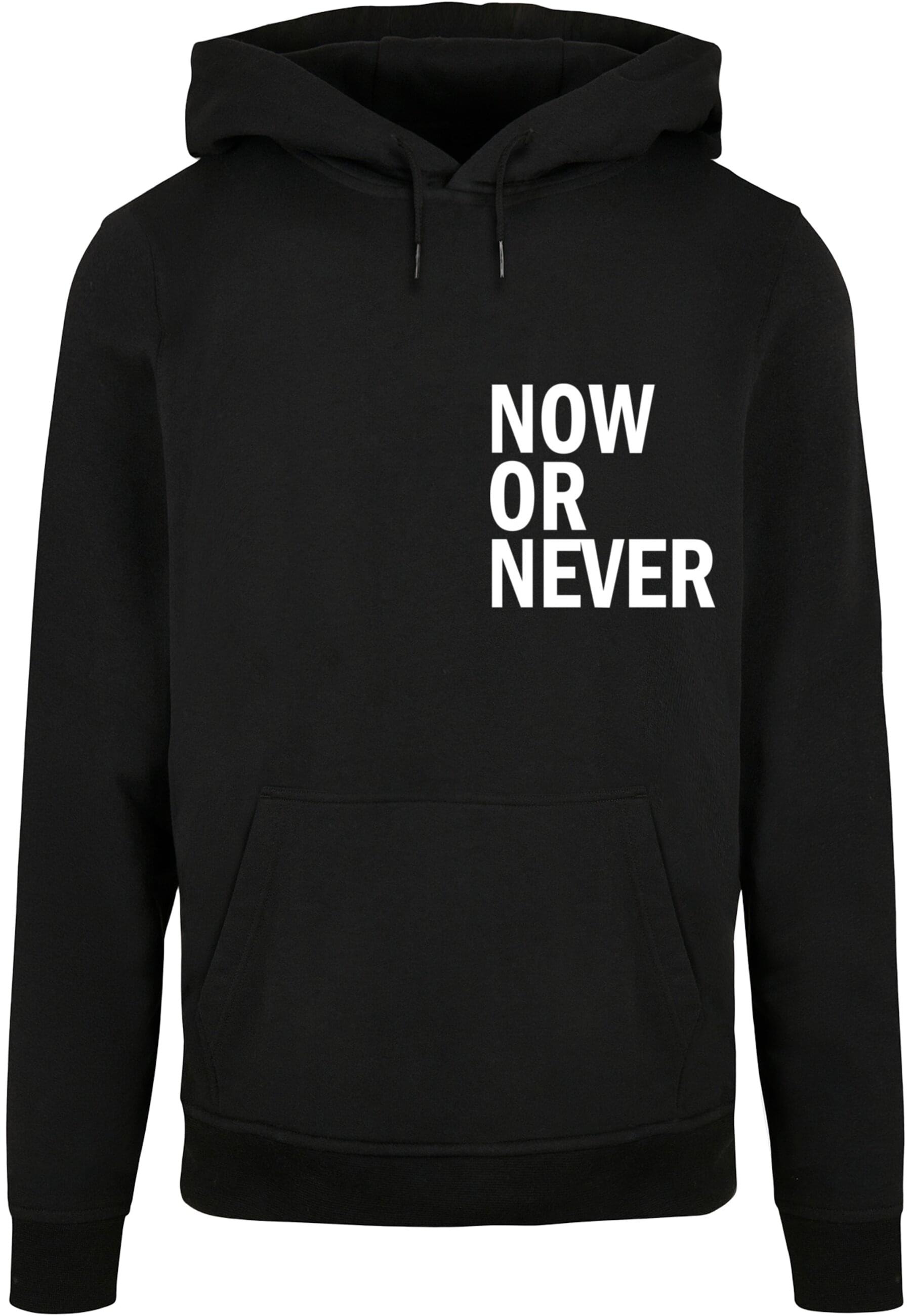 Merchcode Kapuzensweatshirt "Merchcode Herren Now Or Never Basic Hoody"