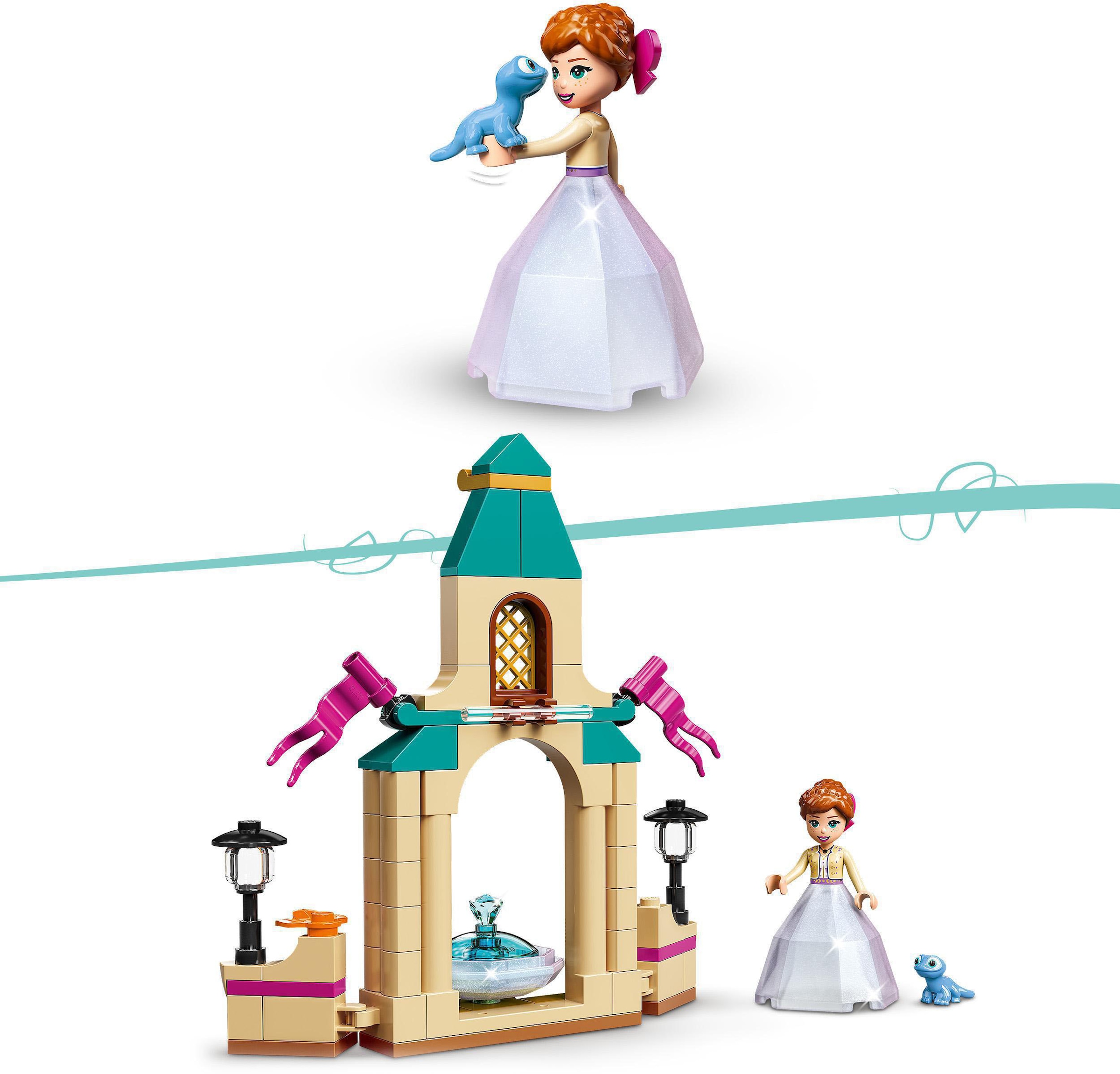 LEGO® Konstruktionsspielsteine »Annas Schlosshof (43198), LEGO® Disney«, (74 St.)