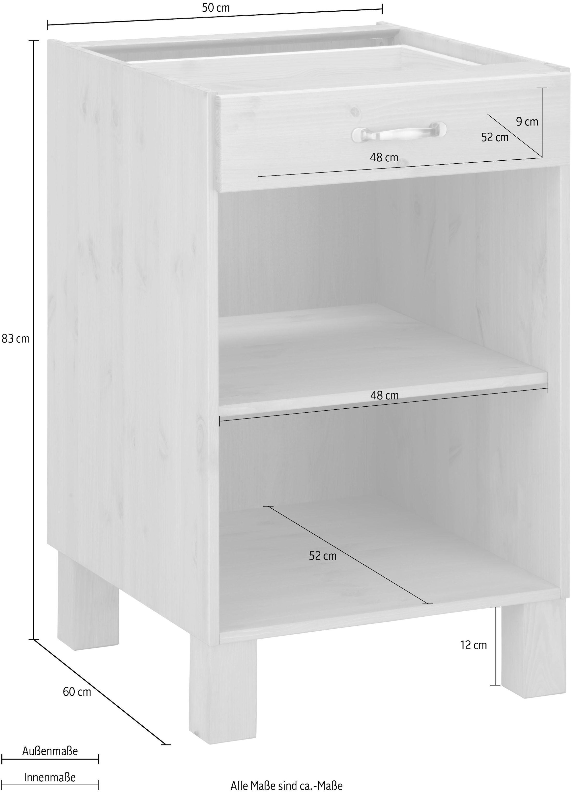 Home affaire Unterschrank »Alby«, | cm, BAUR 1 Breite Schubladen 50