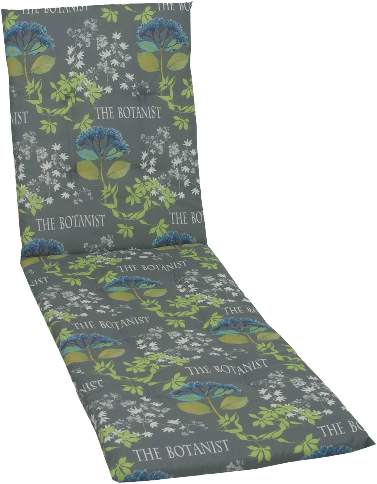 KONIFERA Liegenauflage The Botanist grau - Maße BxLxH ca.: 58 cm x 188 cm x günstig online kaufen