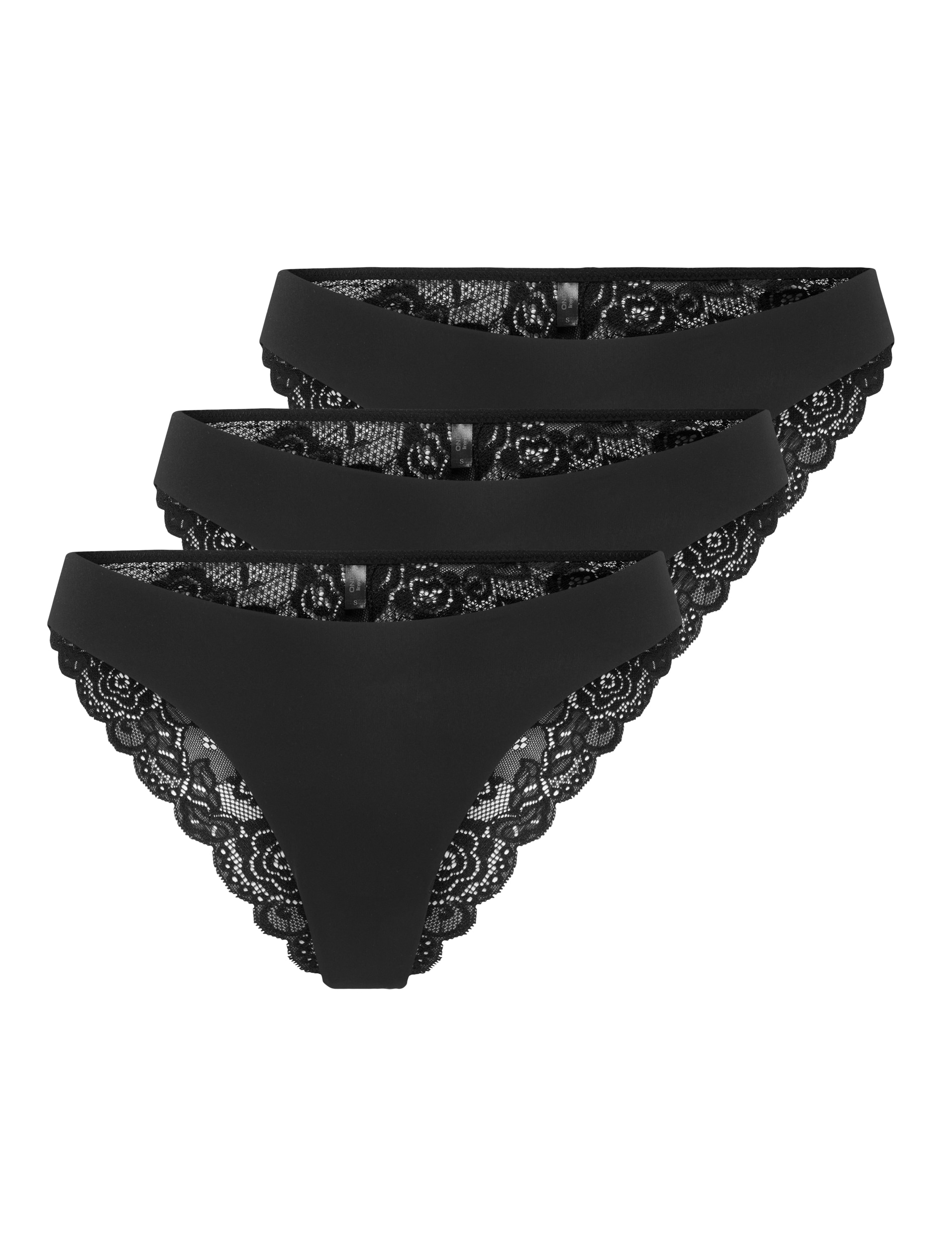 ONLY Brasilslip "ONLCHLOE LACE BRAZIL 3-PACK NOOS ACC" Packung, 3 Stk. tlg. günstig online kaufen