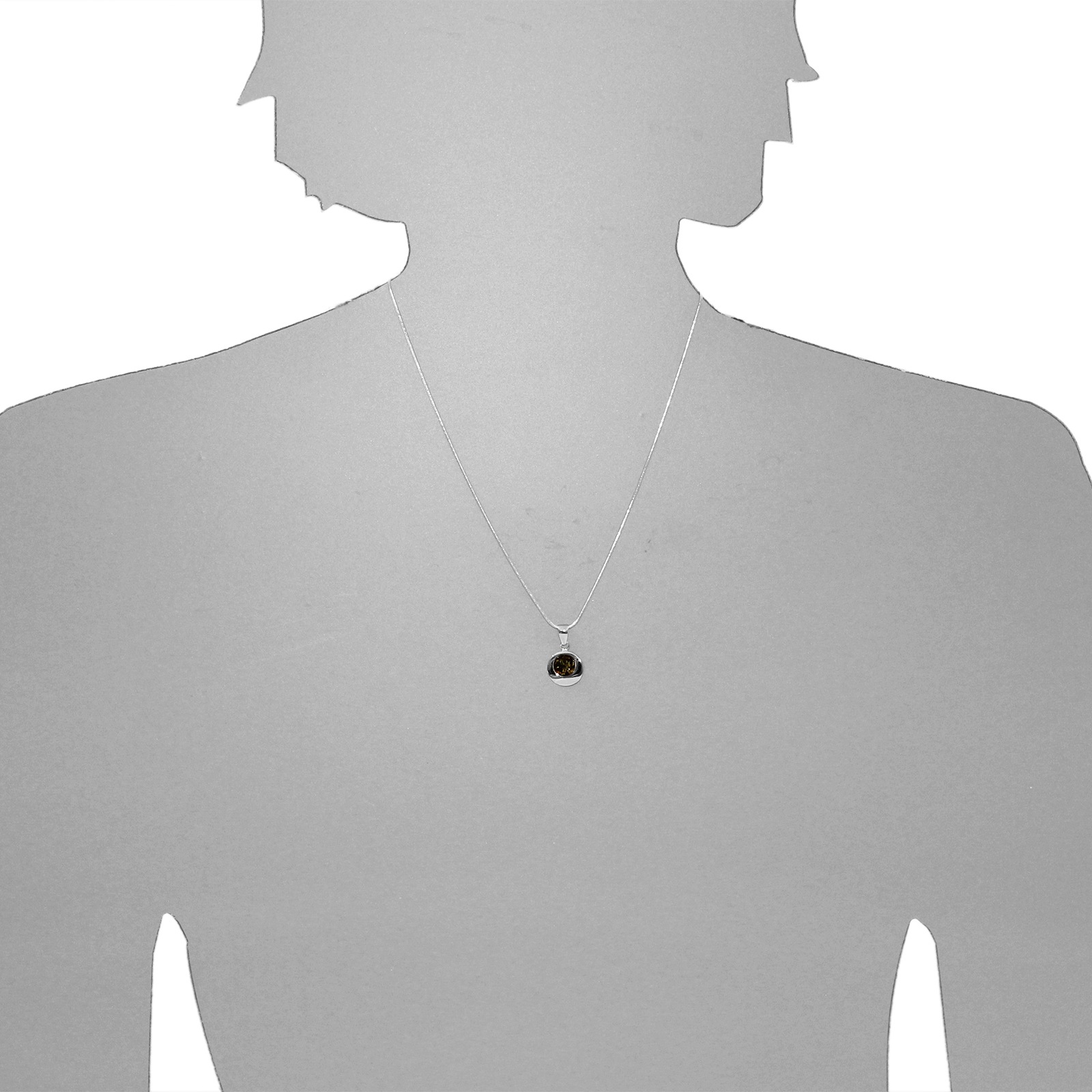 OSTSEE-SCHMUCK Kettenanhänger »Ostsee-Schmuck Anhänger Alina 12 mm Anhänger Alina 12 mm«, (1 tlg.)