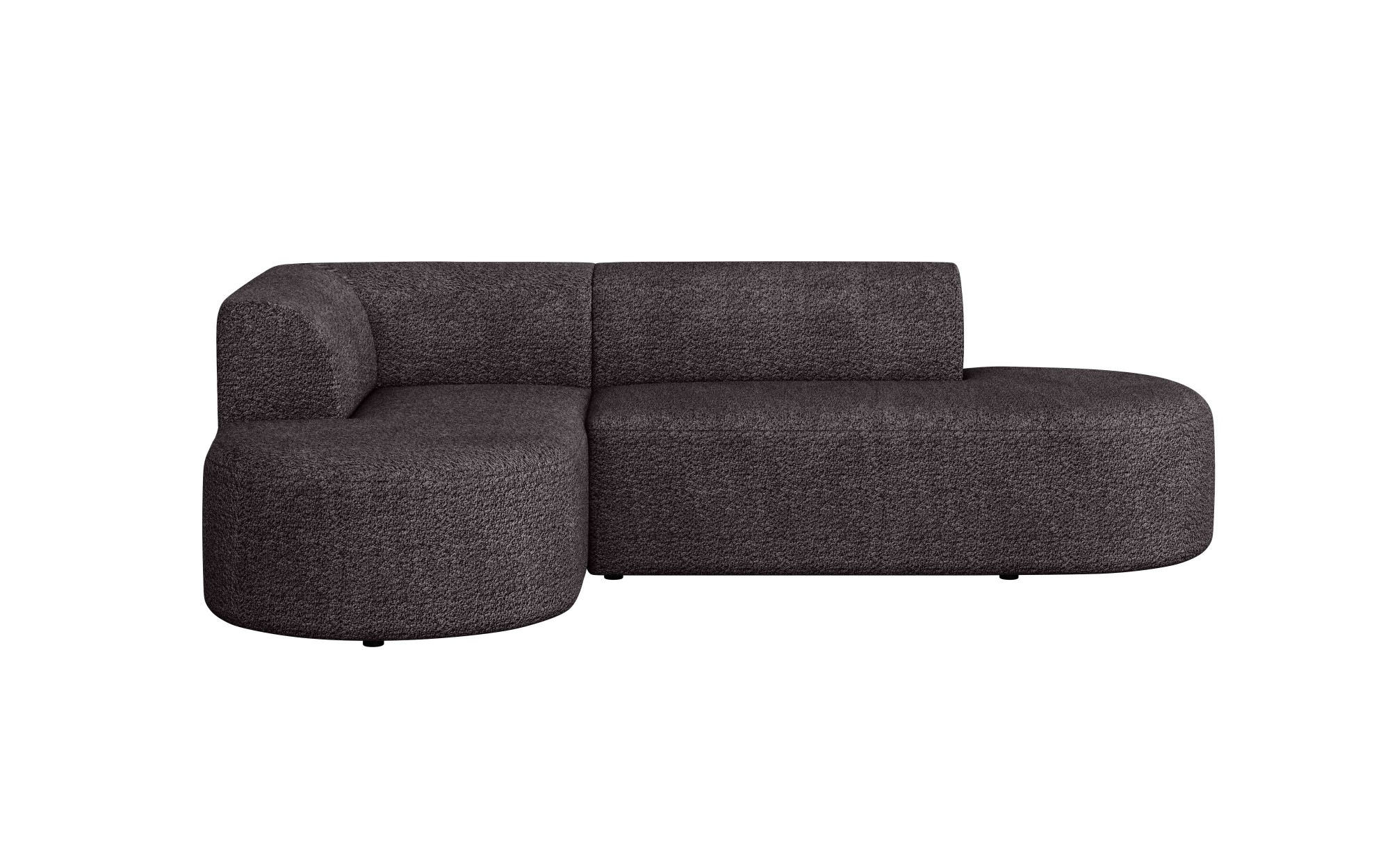 andas Ecksofa »Ecksofa Tvinne mit Ottomane links oder rechts bestellbar«, L-Form, mit Wellenunterfederung, BxTxH 260x170x73 cm