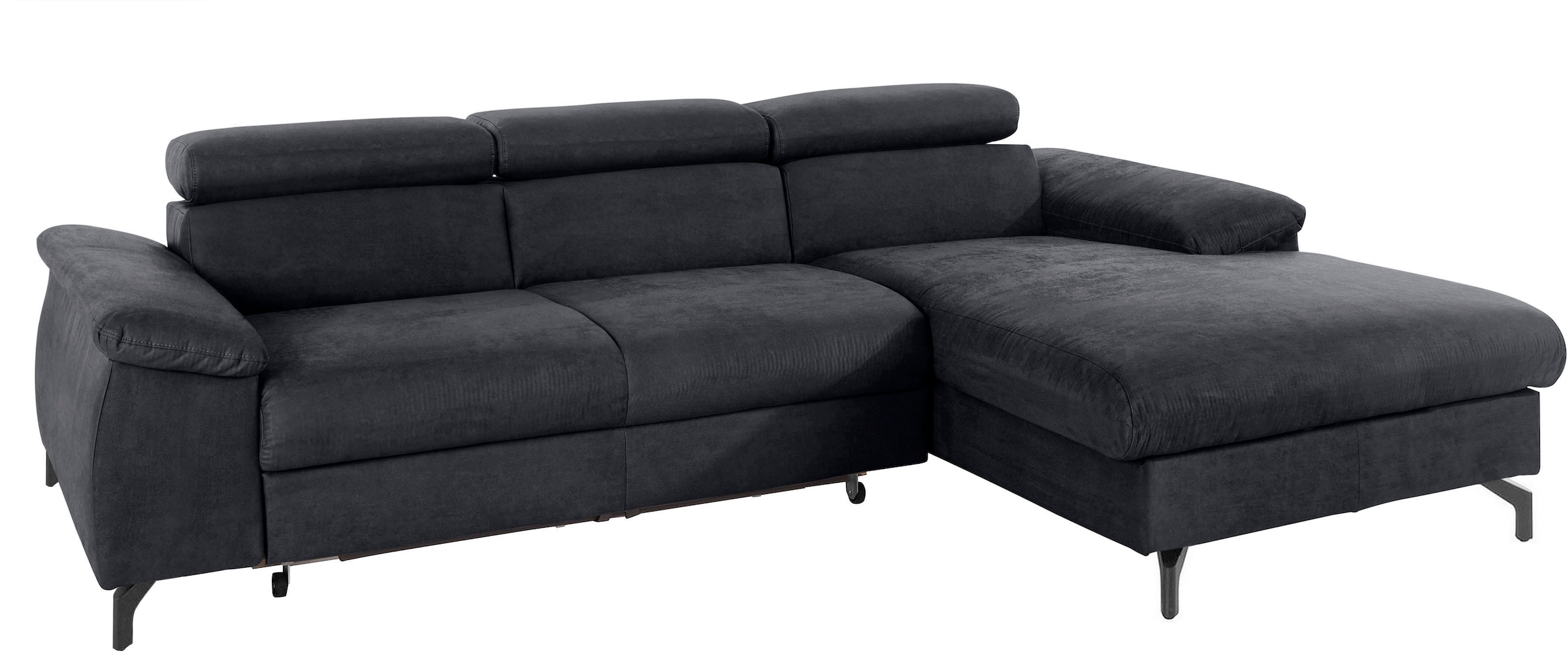 COTTA Ecksofa "Kitty L-Form, B: 242 cm" mit Kopfteilverstellung, optional Schlaffunktion & Bettkasten