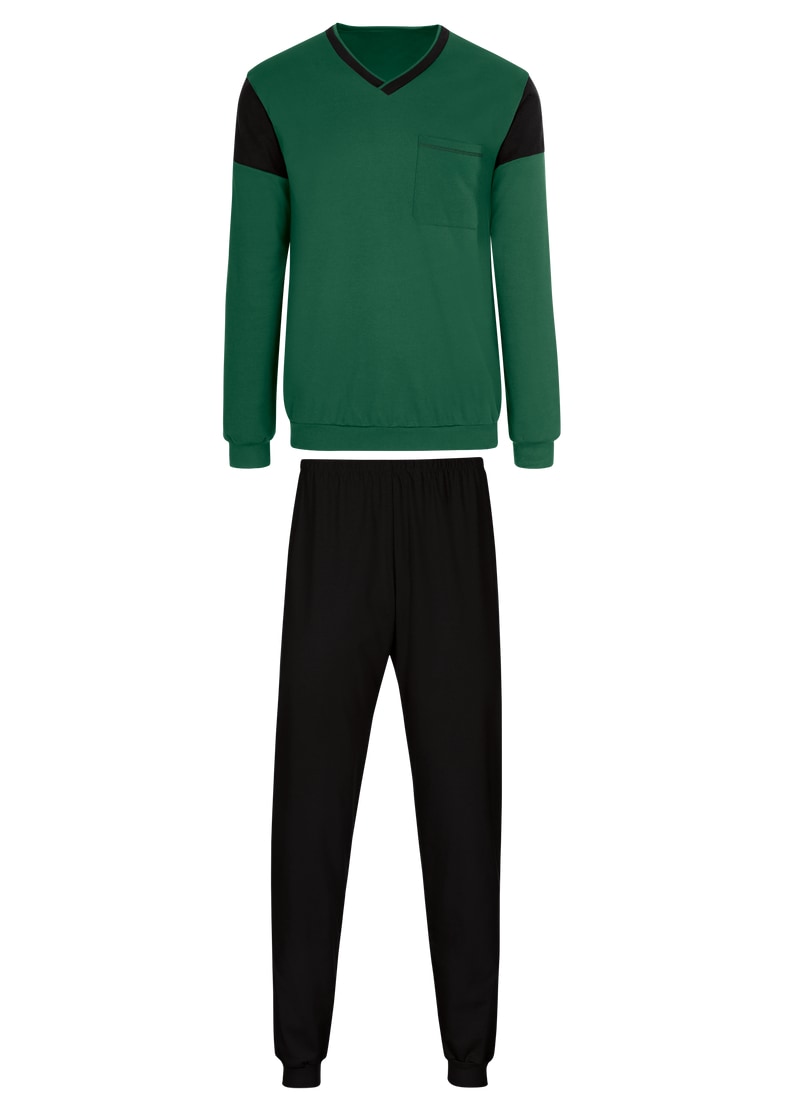 Trigema Schlafanzug »TRIGEMA Schlafanzug in modischem Design« 1 Stk. tlg.,