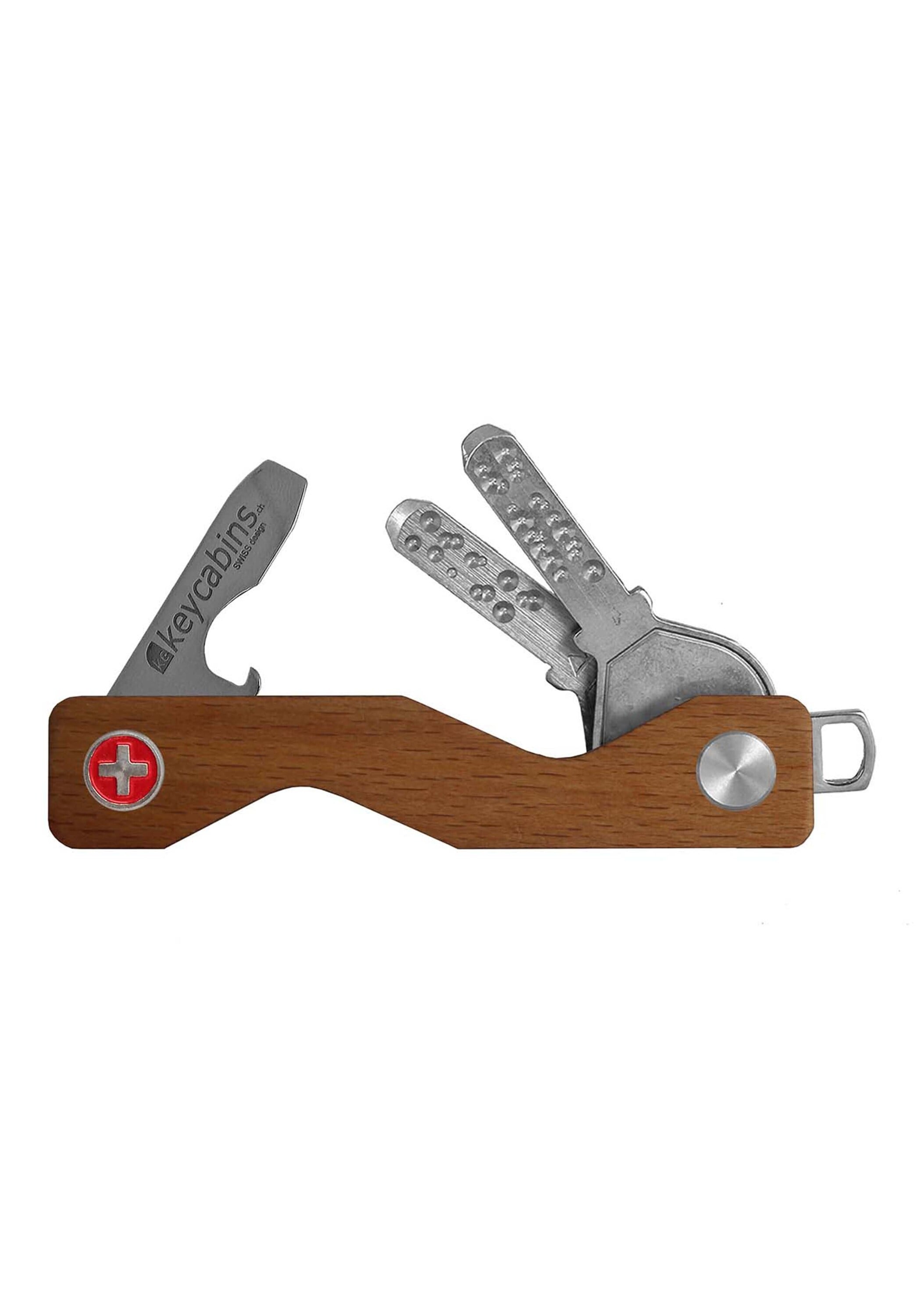 Schlüsselanhänger »Wood S3«, SWISS made