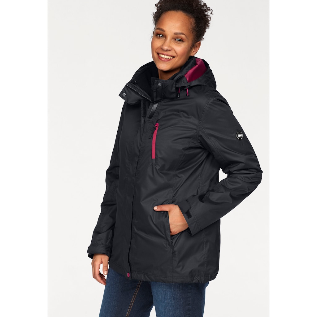 Polarino 3-in-1-Funktionsjacke, (2 St.), mit Kapuze