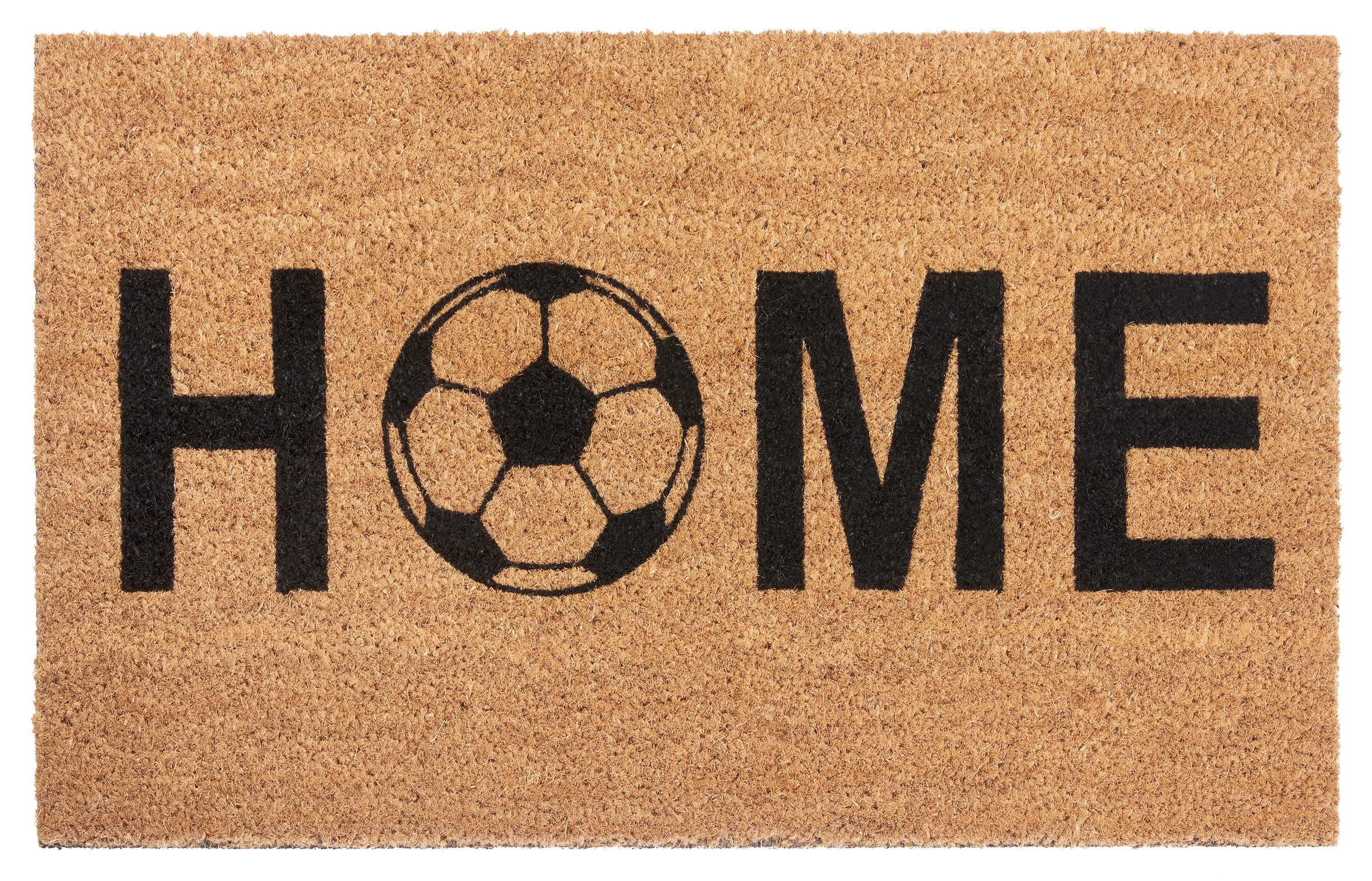 HANSE Home Fußmatte »Kokos Home Soccer«, rechteckig, Kokos, Schmutzfangmatte,  Outdoor, Rutschfest, Innen, Kokosmatte, Flur | BAUR