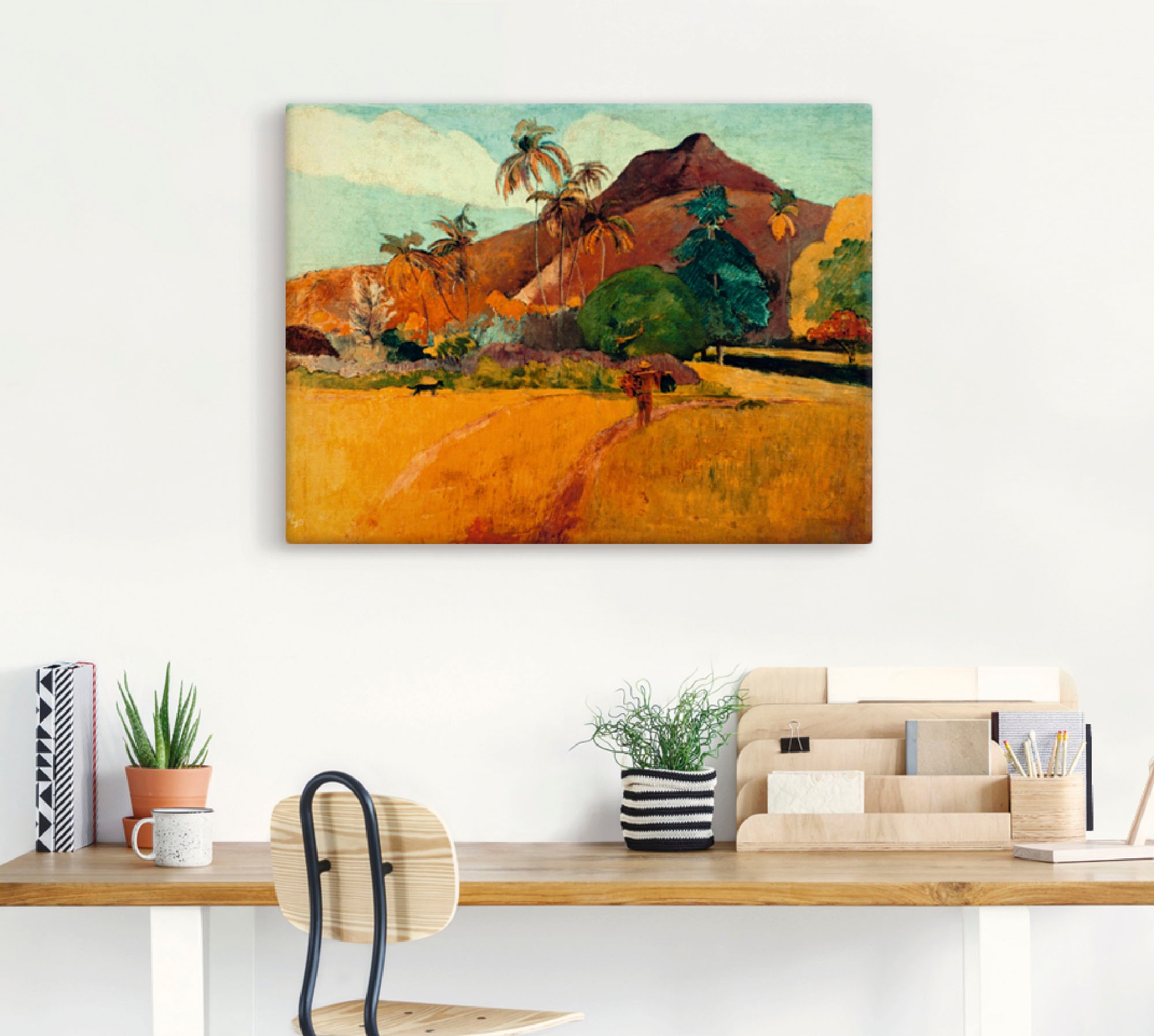 Artland Leinwandbild "Tahitische Landschaft, 1891" Berge 1 Stk. tlg. auf Ho günstig online kaufen