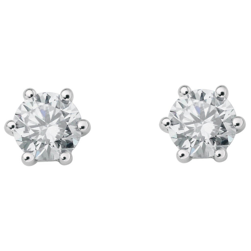 ONE ELEMENT Paar Ohrhänger »0.4 ct Diamant Brillant Ohrringe Ohrstecker aus 950 Platin«