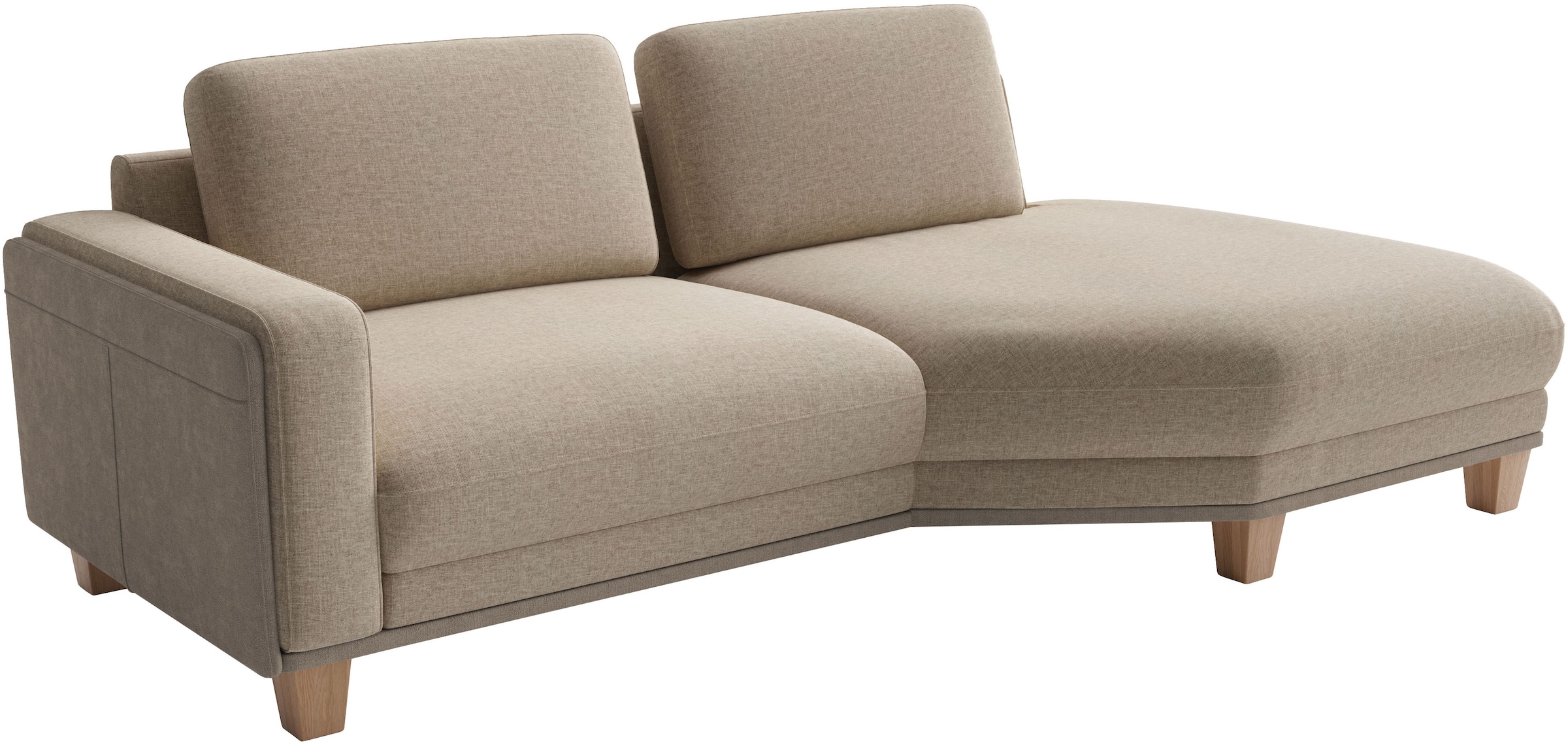 sit&more Ecksofa »Concept« Modernes Sofa in drei Fußfarben zur Auswahl