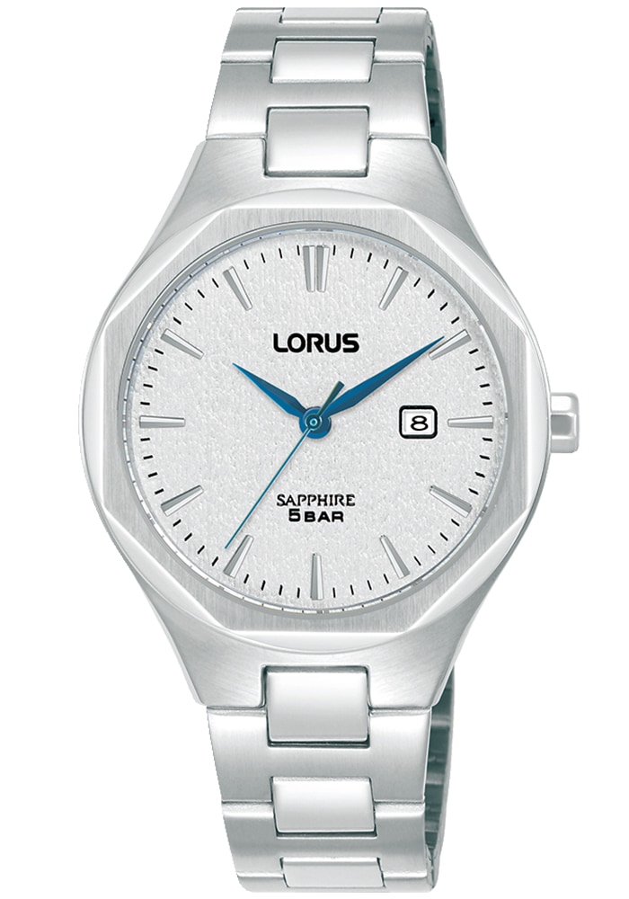 LORUS Quarzuhr »Classic Quarz« Armbanduhr, Damenuhr, Edelstahlarmband, analog, Tag