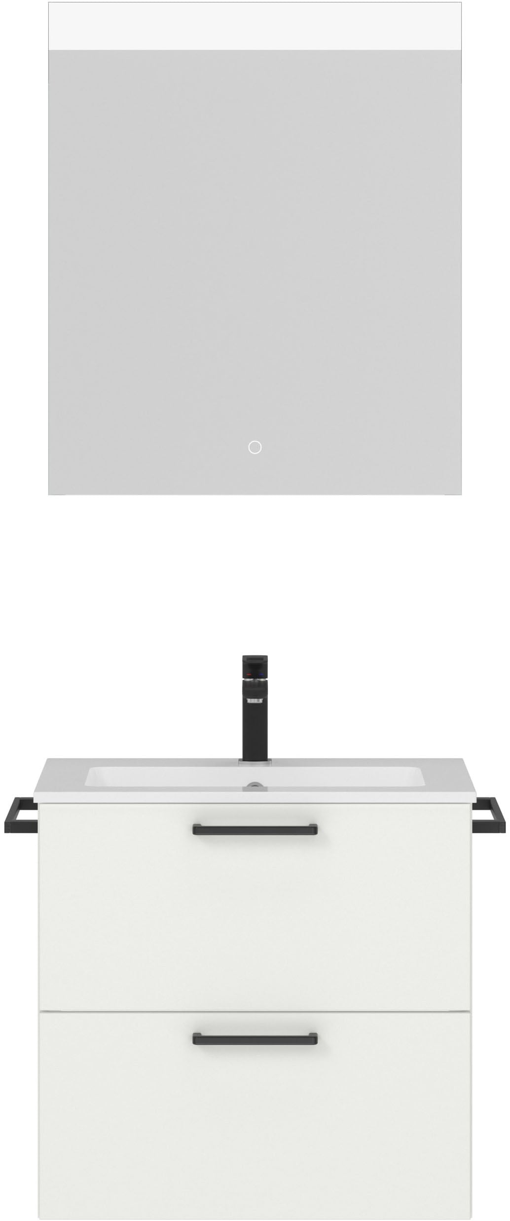 nobilia Badmöbel-Set "Tolvina" vormontiert, mit Soft-Close, 2 Stk. tlg. günstig online kaufen