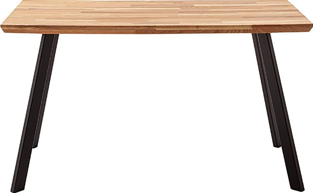 MCA living Esstisch »Zeballos, TOPSELLER!«, (1 St., Holztisch), Tischplatte aus Zerreiche, Schweizer Kante, belastbar bis 100 Kg