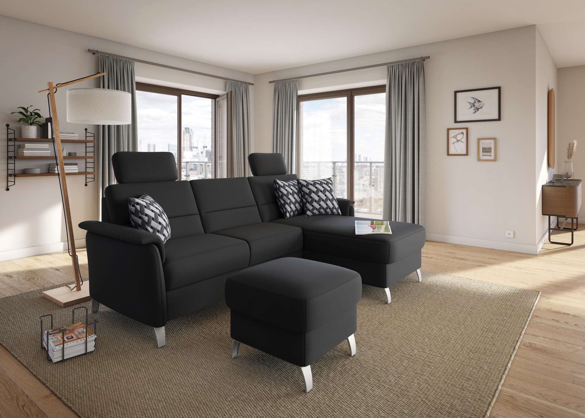 sit&more Sit&more Ecksofa »Palmera L-Form« pato...