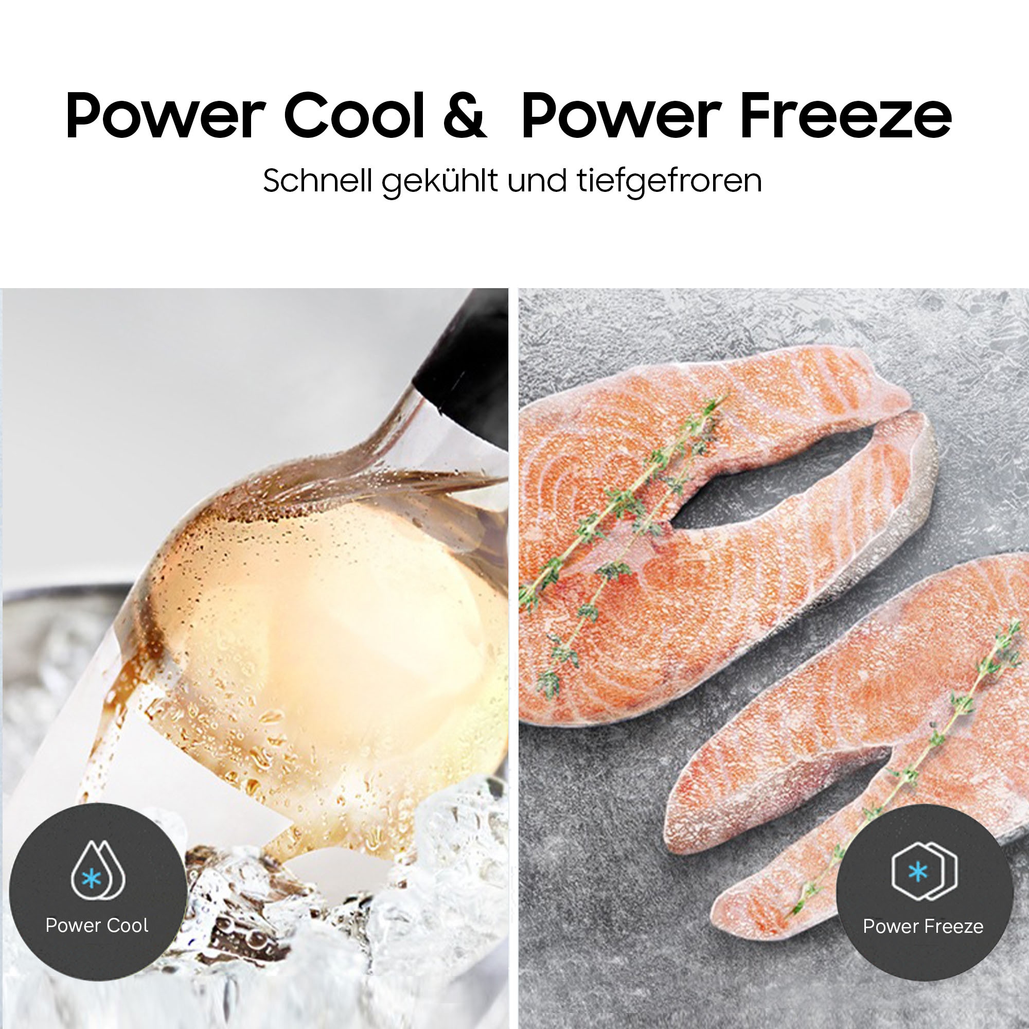 Samsung Side-by-Side RS70F »RS70F66KBFEF« 178 cm hoch 91,2 cm breit Eis- und Wasserspender, Al Energy Mode, No Frost+