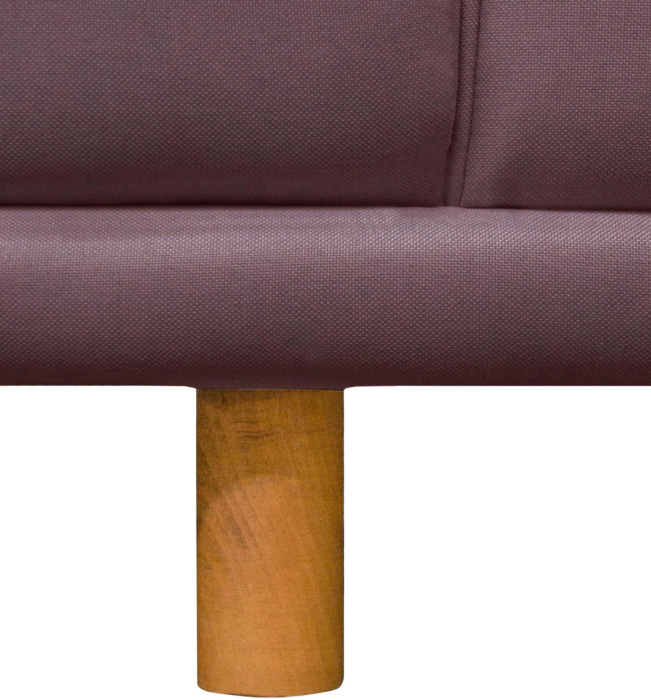 andas Wohnlandschaft »Maroon U-Form«, in skandinavischem Design, mit losen Kissen