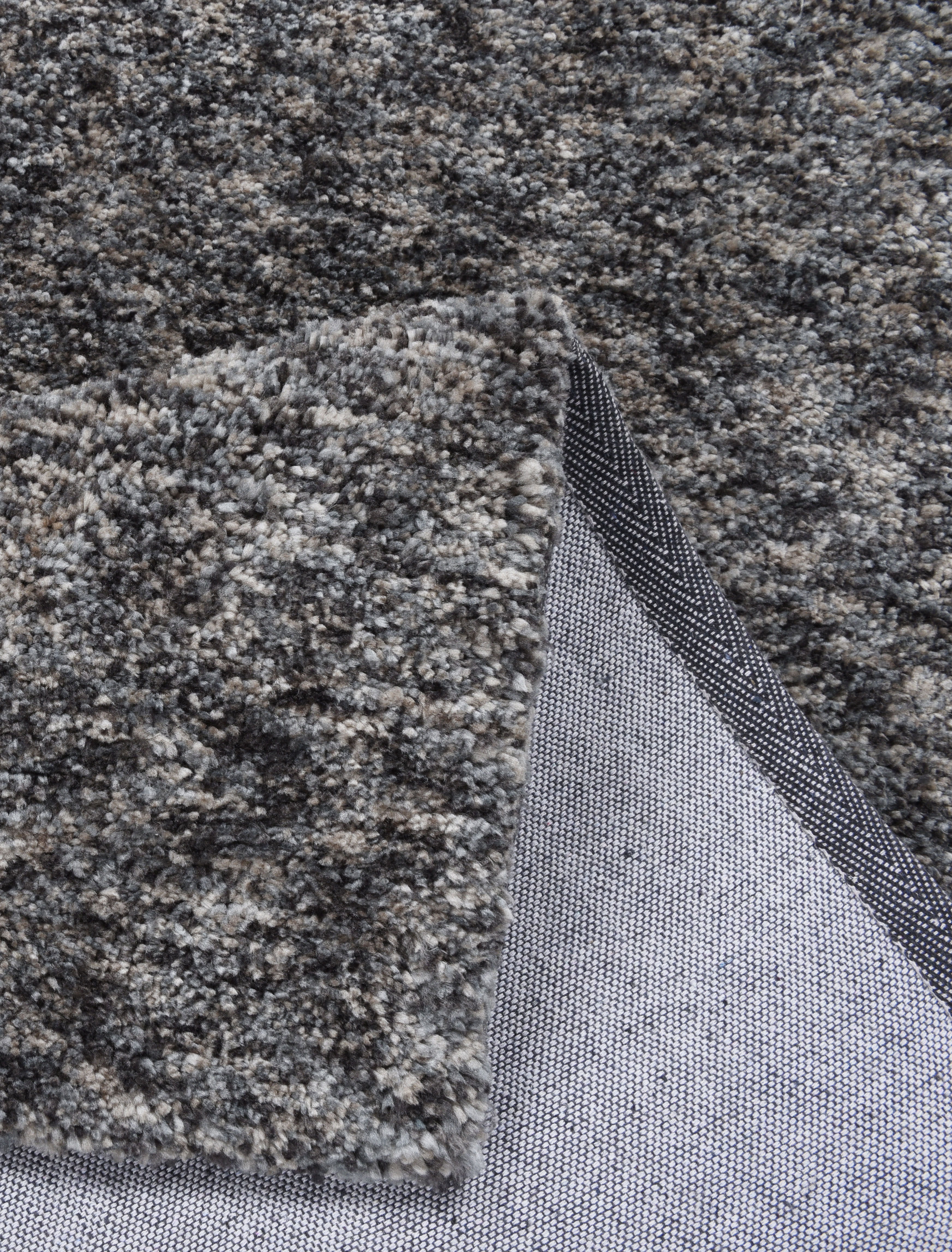 Thumbnail - Gino Falcone Teppich "Roberto Uni" rechteckig 20 mm Höhe meliert, besonders weich durch Microfaser