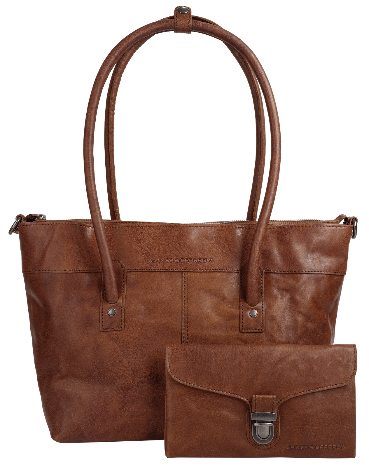 Spikes & Sparrow Shopper echt Leder
