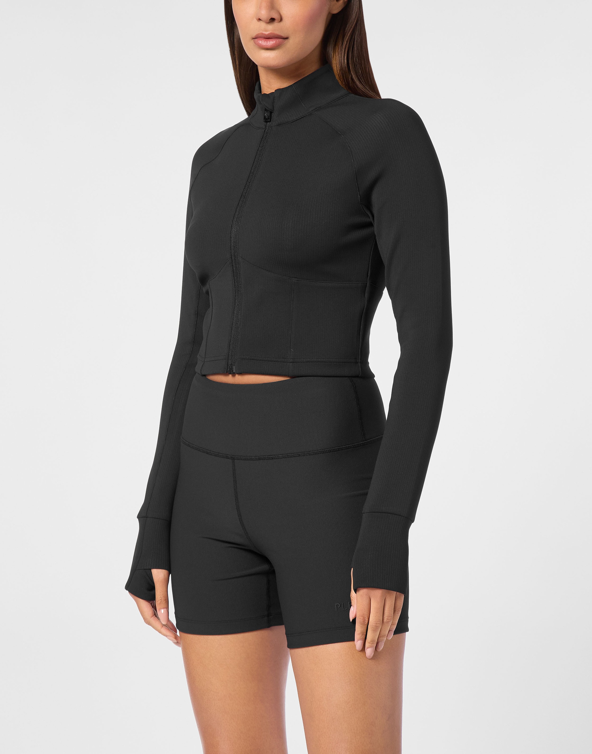 PLEIN SPORT Lauftop "Sport Top Cropped Top"