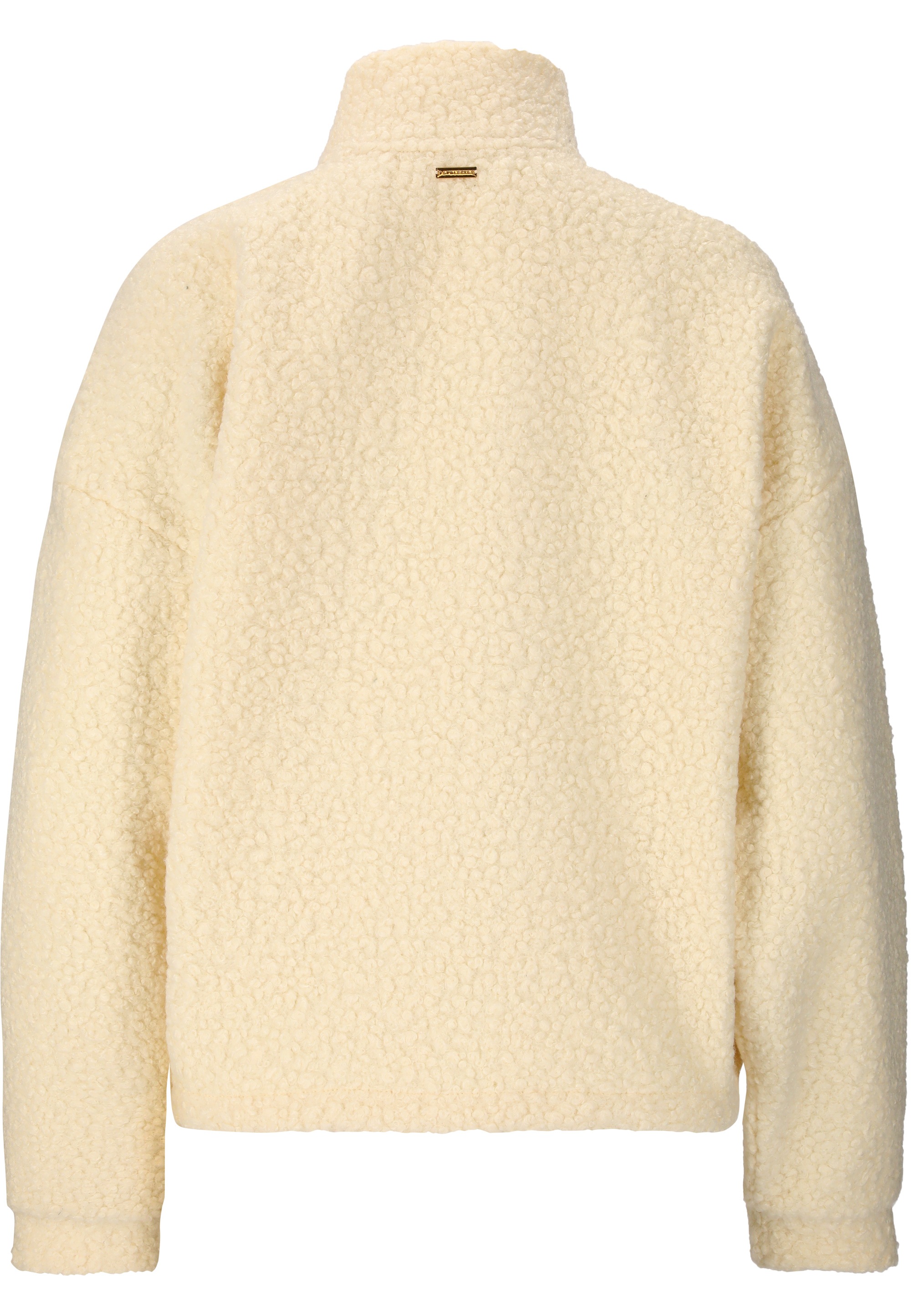ATHLECIA Strickpullover »Florrie«, mit Teddy-Fleece und halbem Reißverschluss
