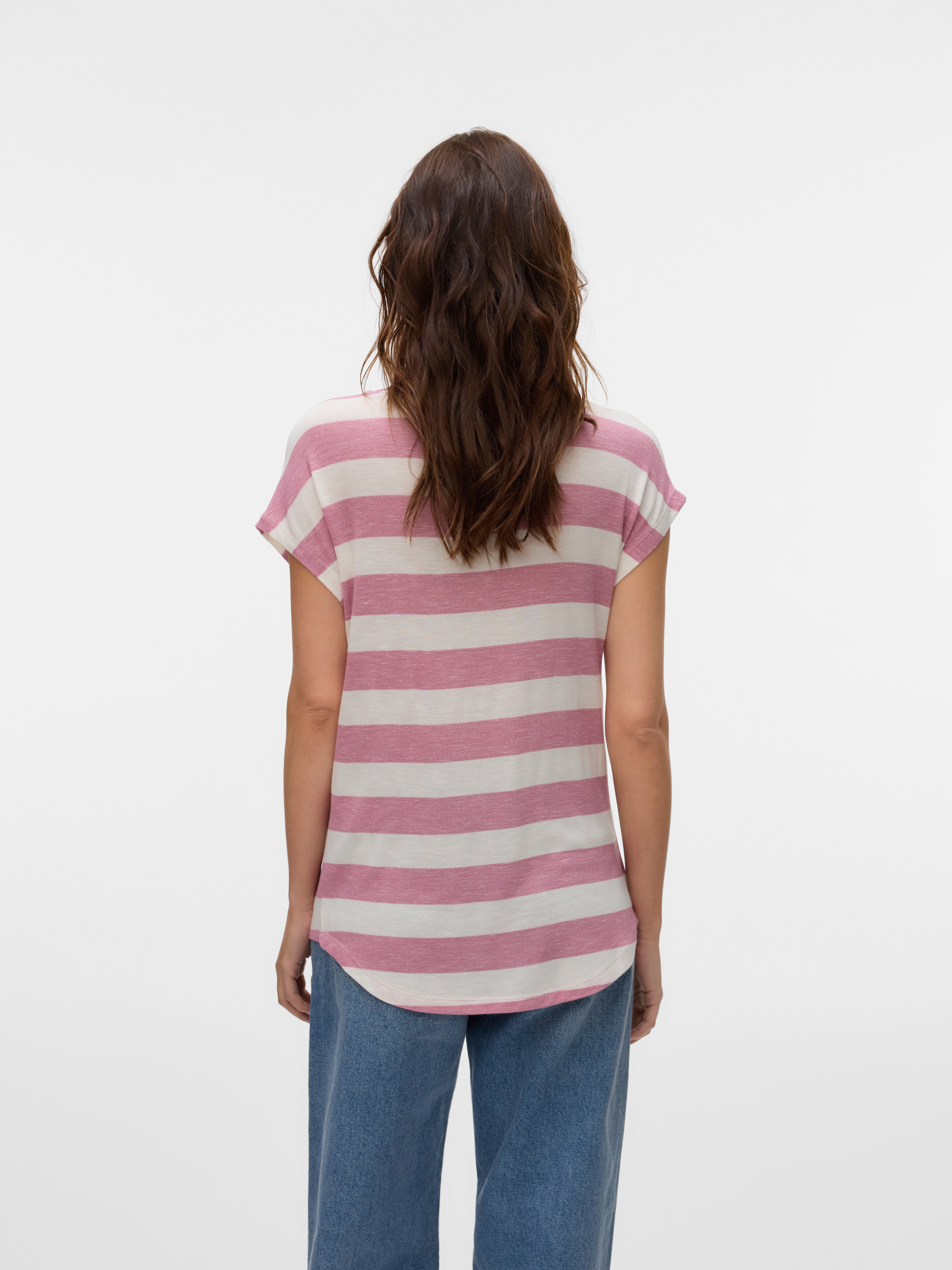 Vero Moda Kurzarmshirt »VMWIDE STRIPE SL TOP GA JRS NOOS«