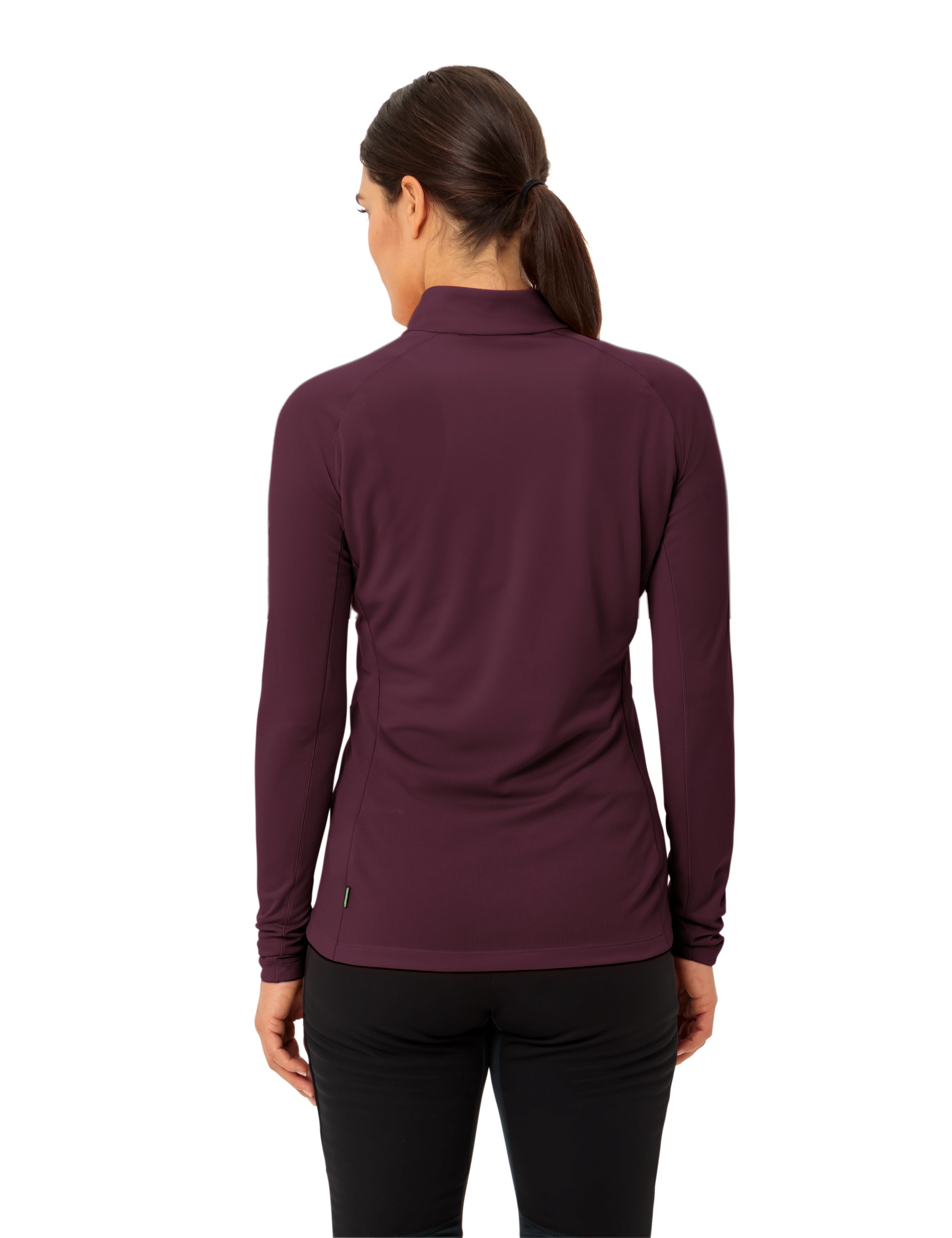 VAUDE Langarmshirt elastisch, sportlicher Stil, hochschließender Kragen günstig online kaufen