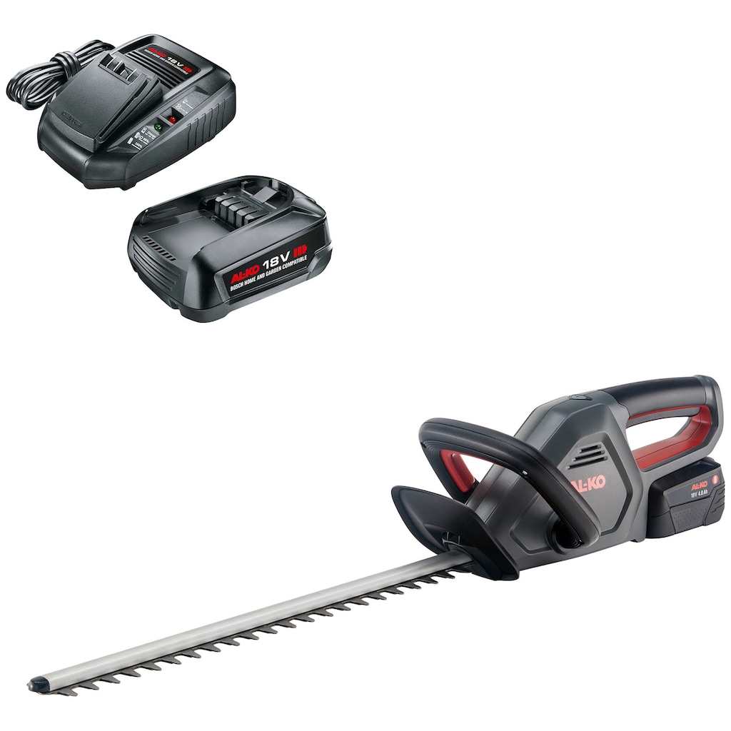 AL-KO Akku-Heckenschere »18 V BOSCH HOME AND GARDEN COMPATIBLE HT 1845«, (Set)